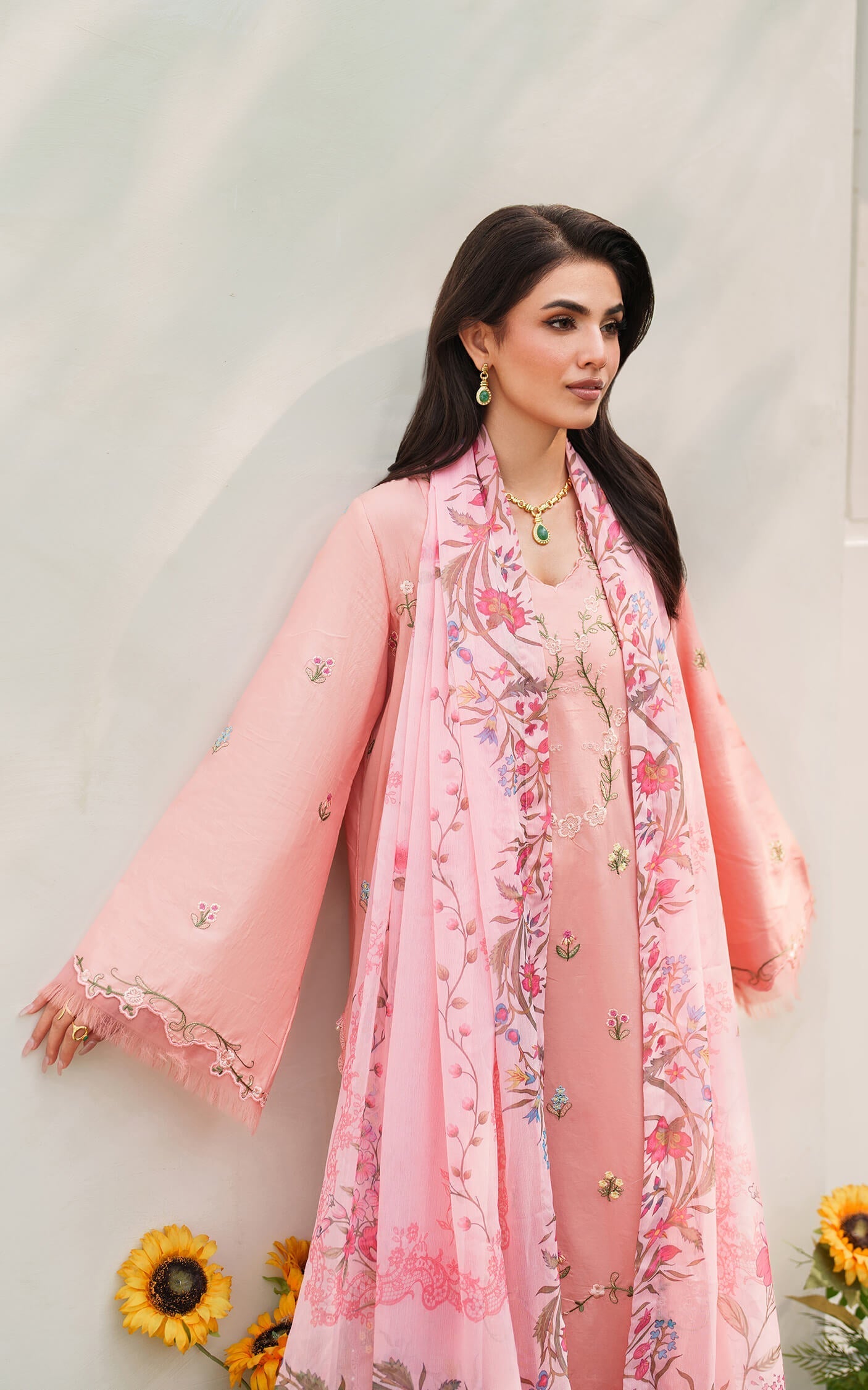 Asifa and Nabeel | Eden Cambric 25 | Serene Blush ECU25-01 - Official Asifa and Nabeel stockist in UK - Sakeena London