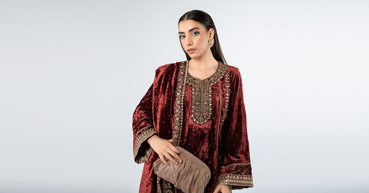 Maria B | Formal Wears | SF-W24-14 - Official Maria B stockist in UK - Sakeena London