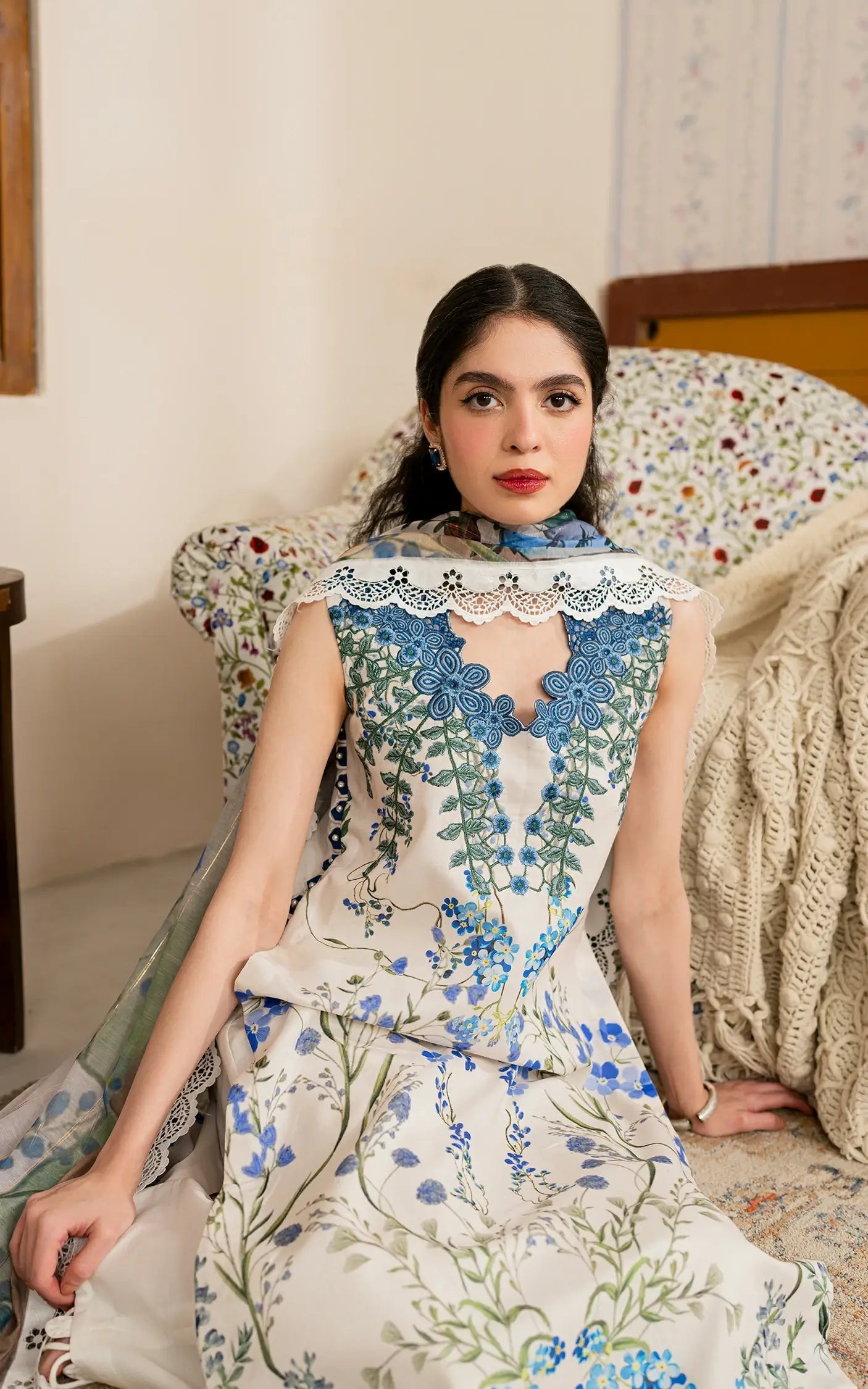 Asifa and Nabeel | Meraki Vintage 25 | Shabnam (MVL25-13) - Official Asifa and Nabeel stockist in UK - Sakeena London