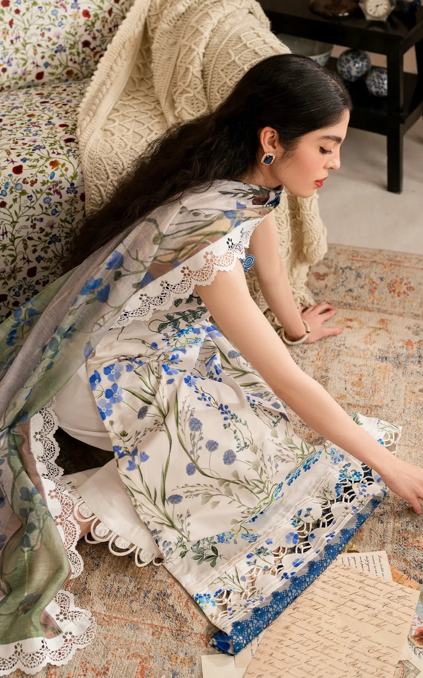Asifa and Nabeel | Meraki Vintage 25 | Shabnam (MVL25-13) - Official Asifa and Nabeel stockist in UK - Sakeena London