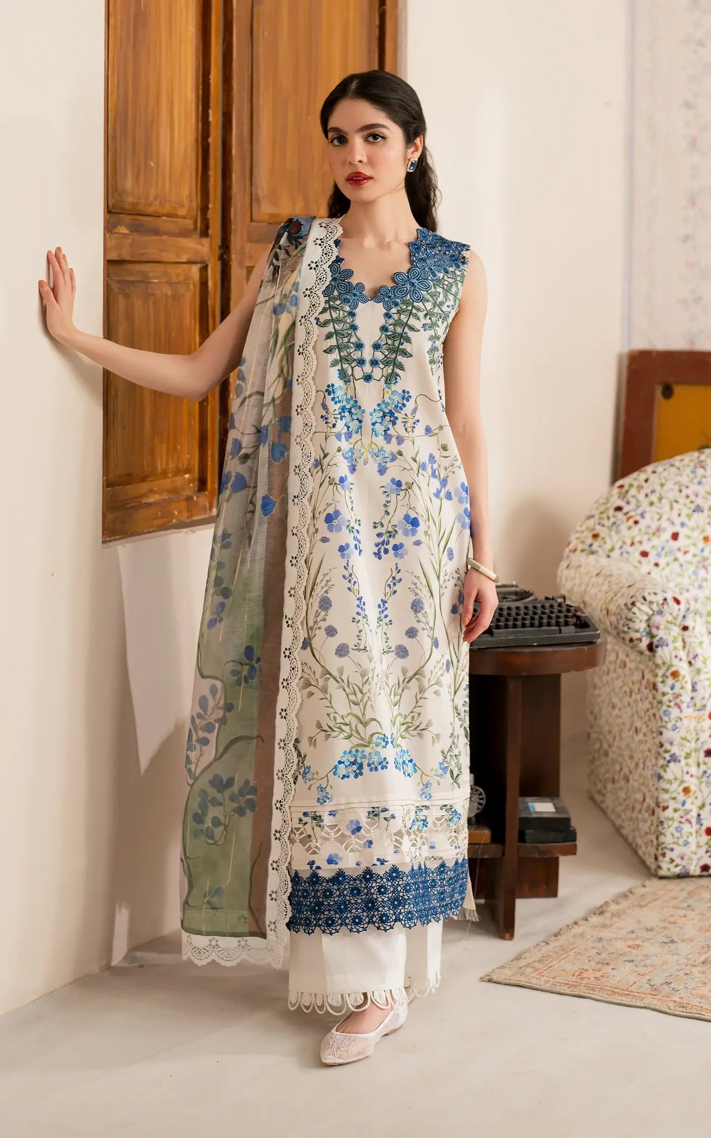 Asifa and Nabeel | Meraki Vintage 25 | Shabnam (MVL25-13) - Official Asifa and Nabeel stockist in UK - Sakeena London