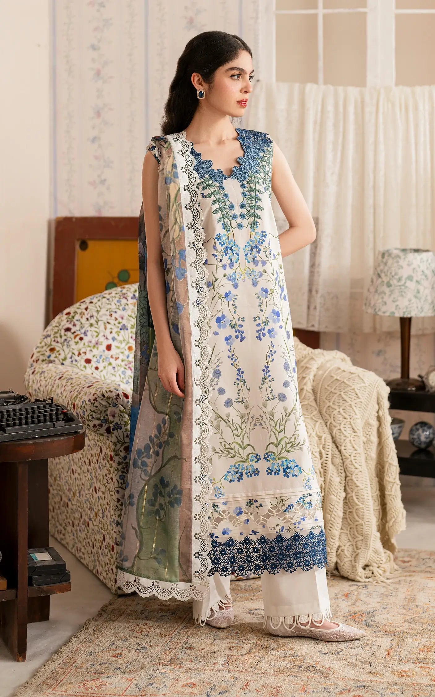 Asifa and Nabeel | Meraki Vintage 25 | Shabnam (MVL25-13) - Official Asifa and Nabeel stockist in UK - Sakeena London