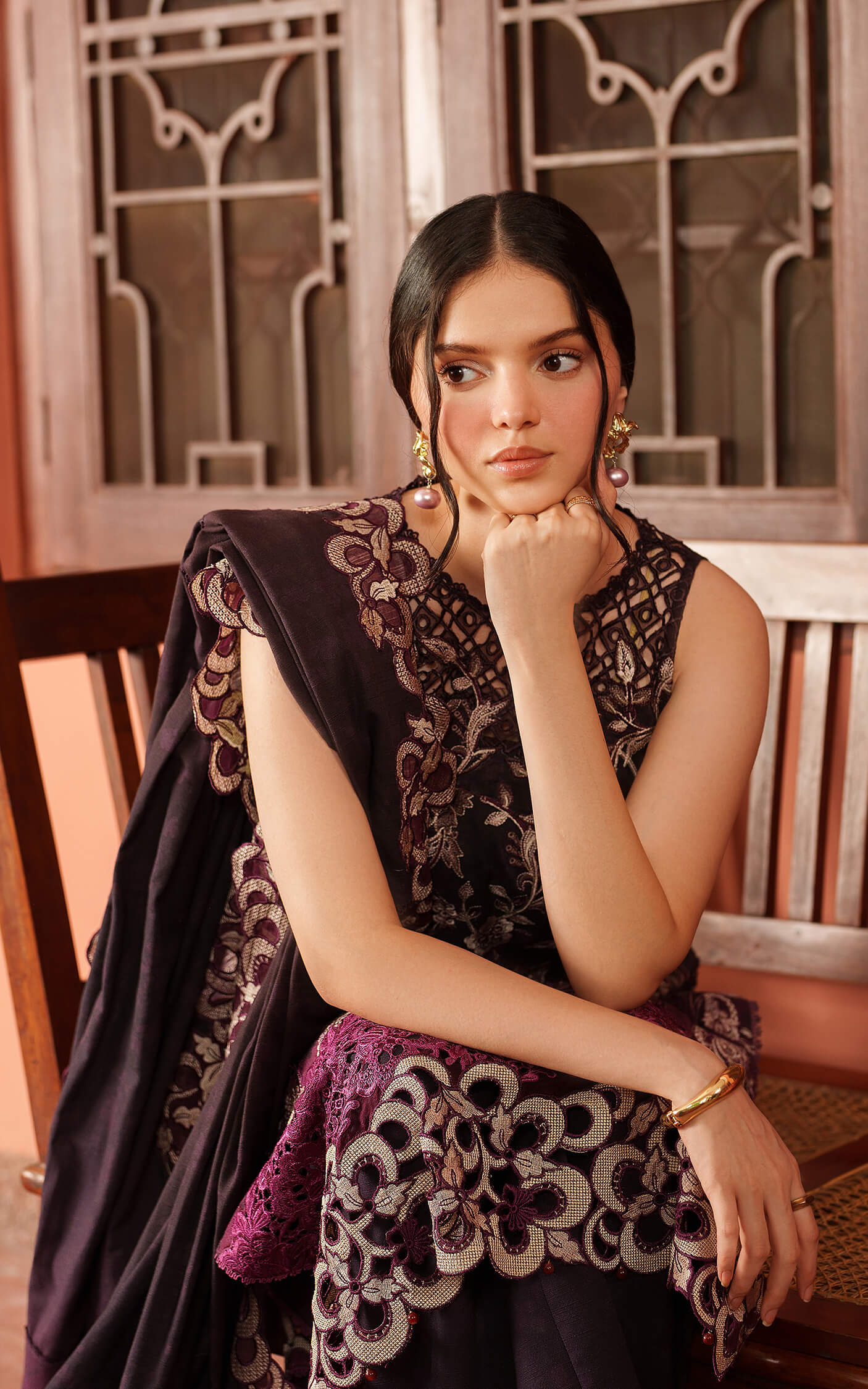 Asifa and Nabeel | Pashmina Luxe 25 | Siera LWC25-09 - Official Asifa and Nabeel stockist in UK - Sakeena London