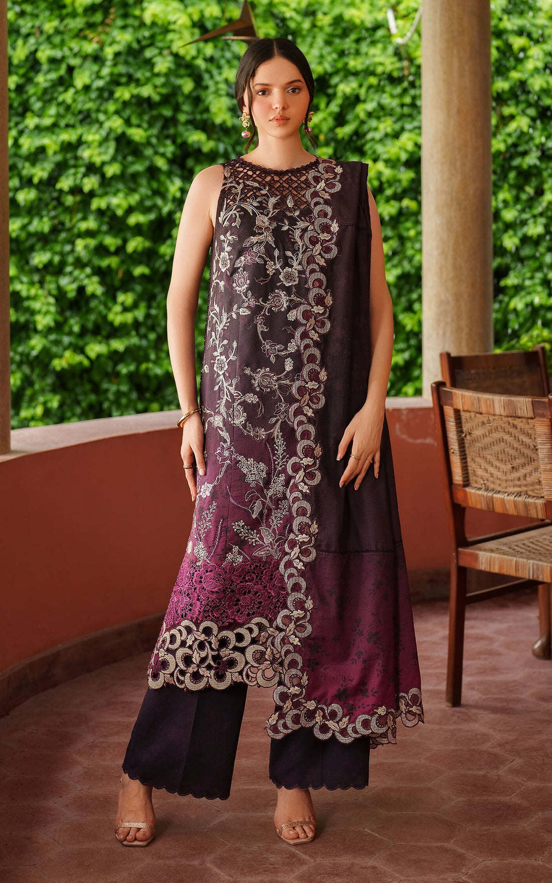 Asifa and Nabeel | Pashmina Luxe 25 | Siera LWC25-09 - Official Asifa and Nabeel stockist in UK - Sakeena London