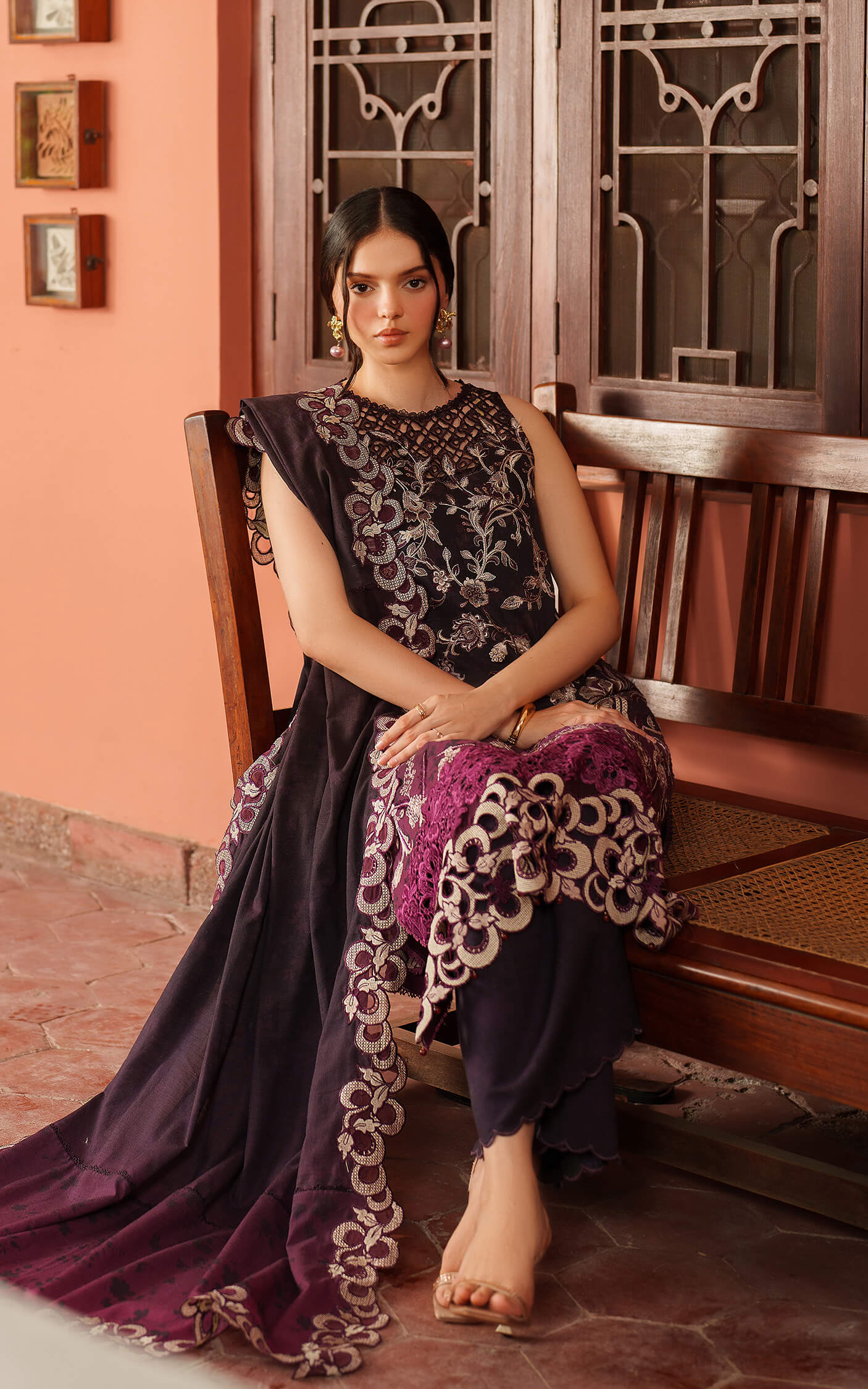 Asifa and Nabeel | Pashmina Luxe 25 | Siera LWC25-09 - Official Asifa and Nabeel stockist in UK - Sakeena London