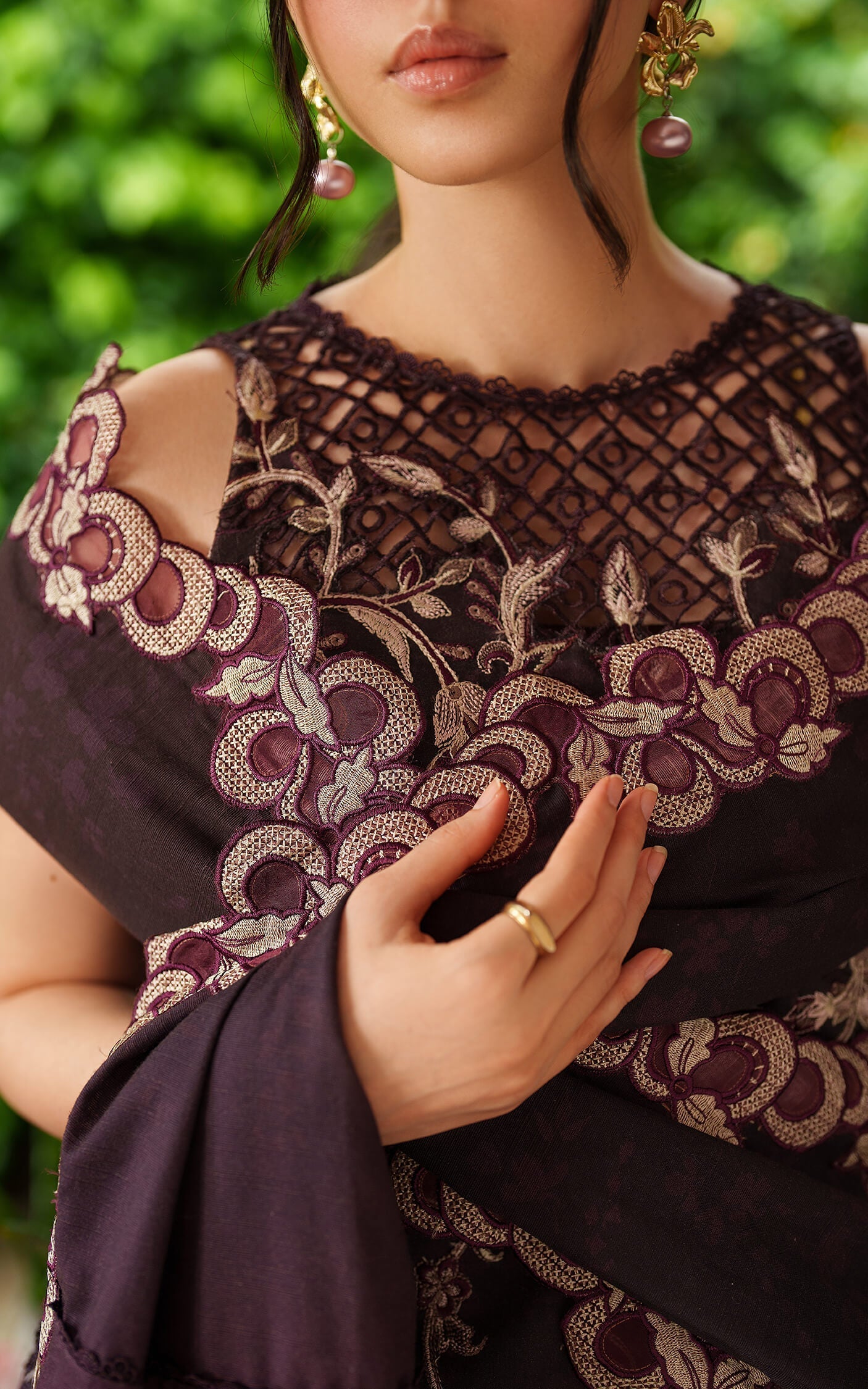 Asifa and Nabeel | Pashmina Luxe 25 | Siera LWC25-09 - Official Asifa and Nabeel stockist in UK - Sakeena London