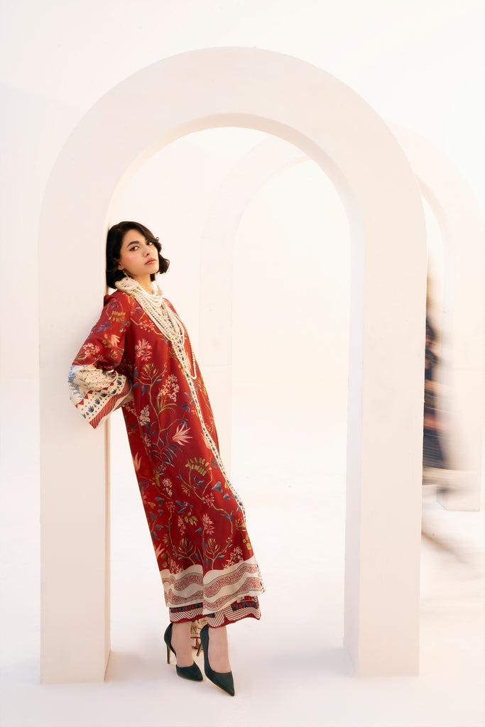 Florent | Bon Soir | Silk Scarlet - Official Florent stockist in UK - Sakeena London