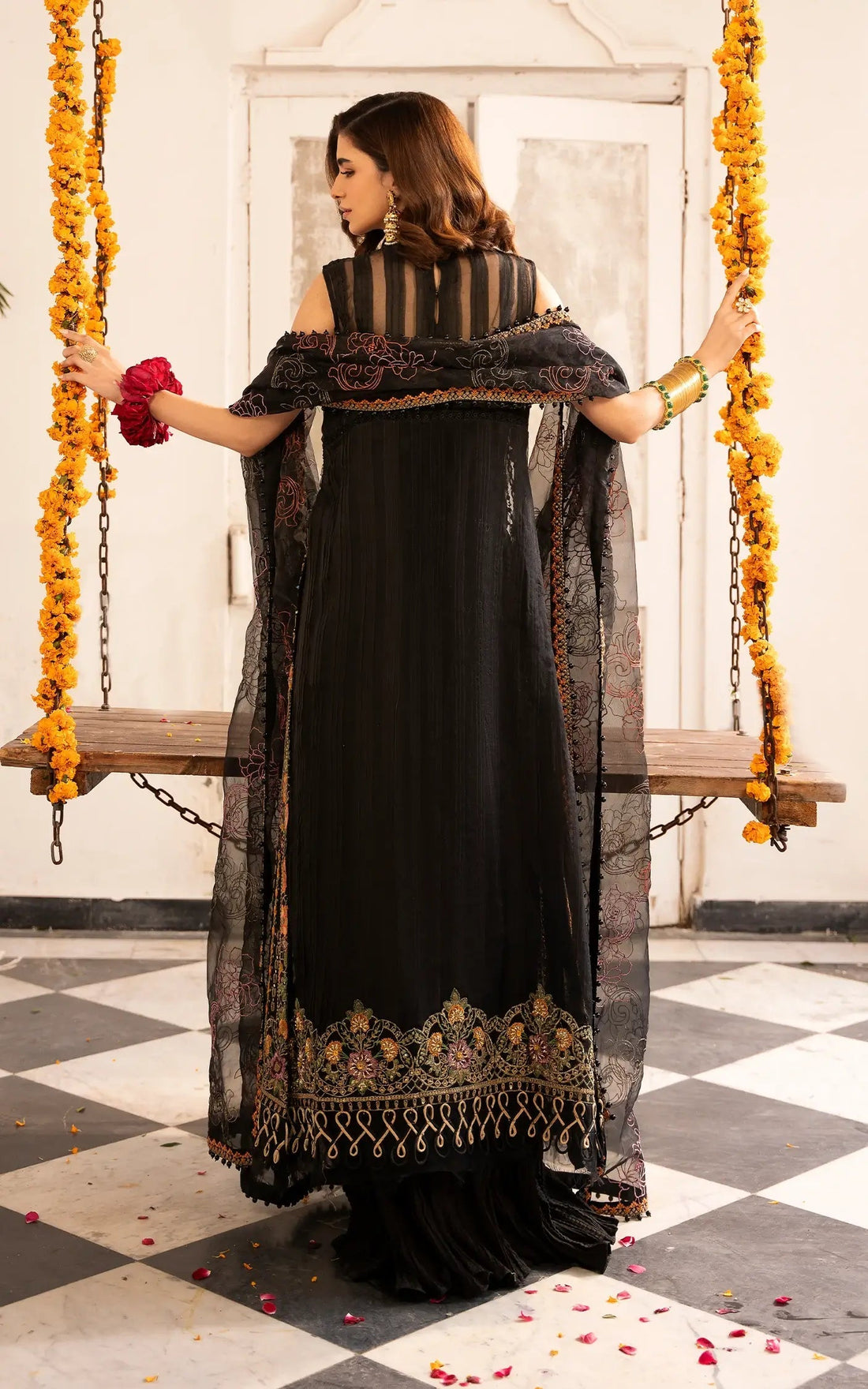 Asifa and Nabeel | Sunehri Eid 25 | Sitara-(SEF25-03) - Official Asifa and Nabeel stockist in UK - Sakeena London