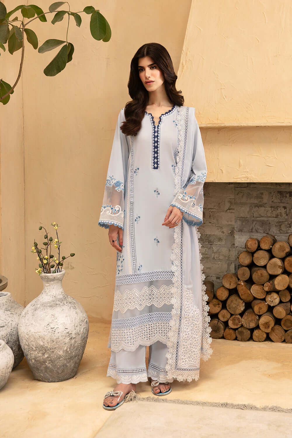 Azure | Luxury Lawn 26 | Skyline Serenity by Azure – Pakistani designer wear
