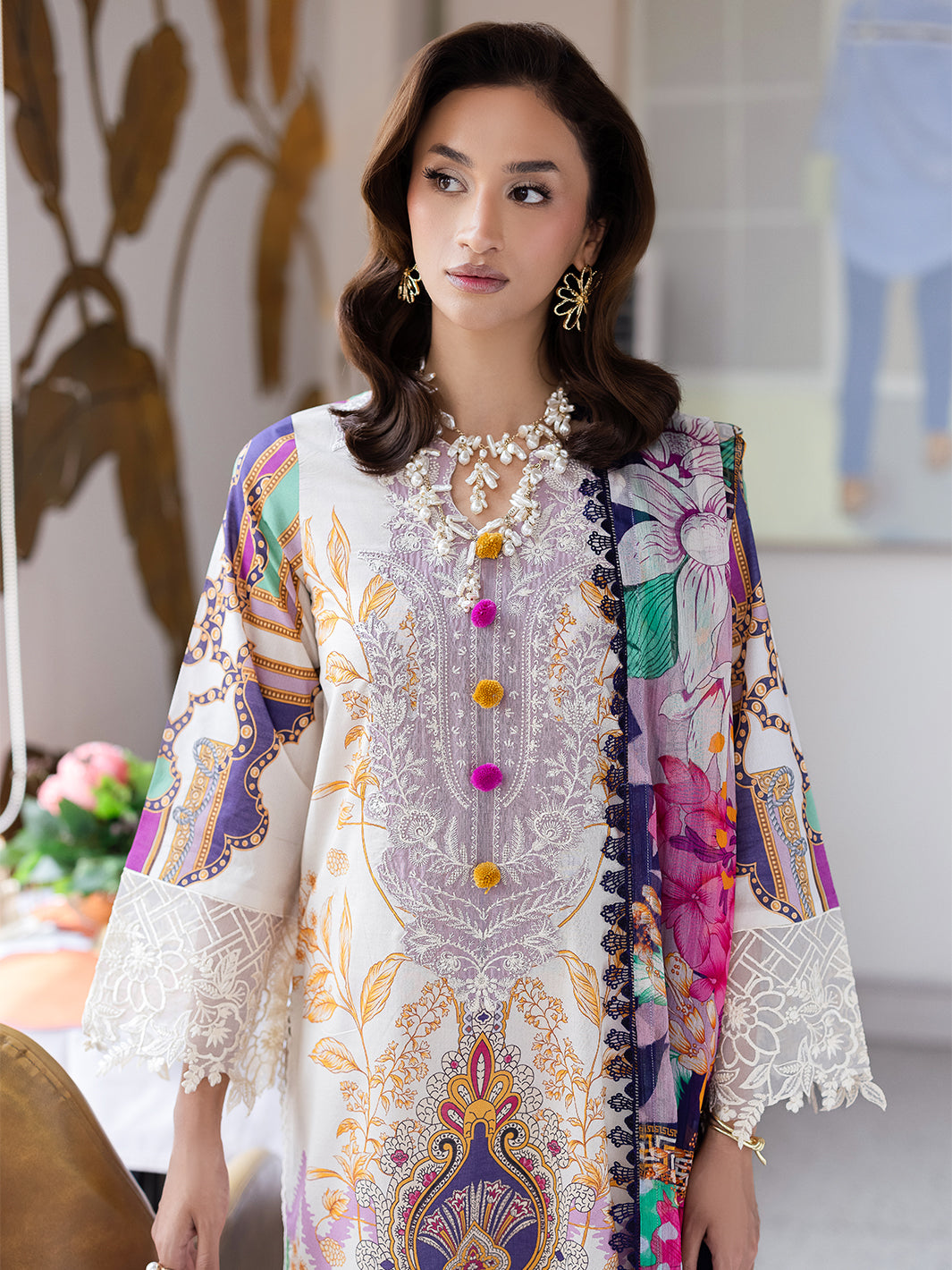 Mahnur | After Hours Luxury Lawn 25 | Sugar Rush - Official Mahnur stockist in UK - Sakeena London