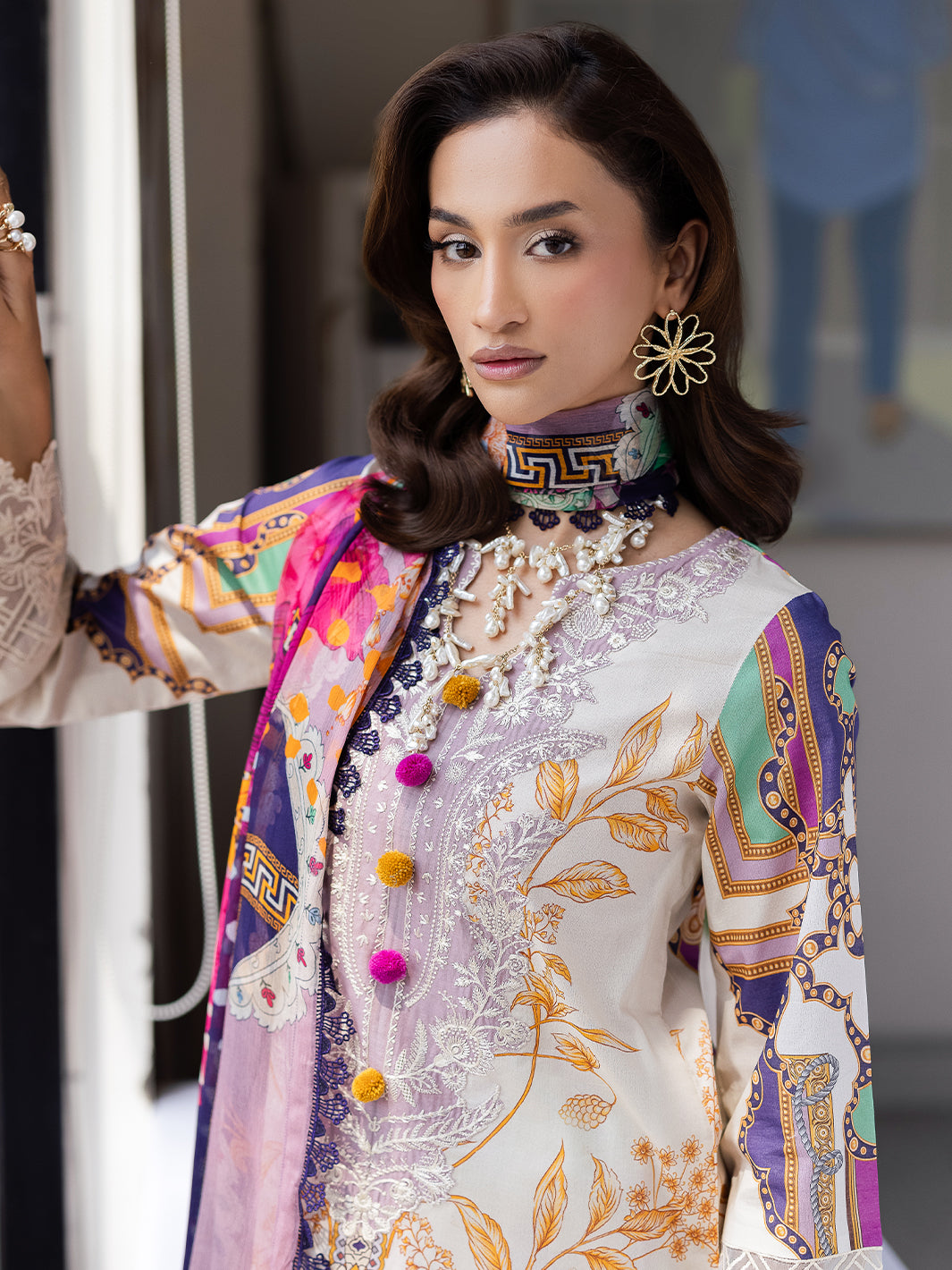 Mahnur | After Hours Luxury Lawn 25 | Sugar Rush - Official Mahnur stockist in UK - Sakeena London
