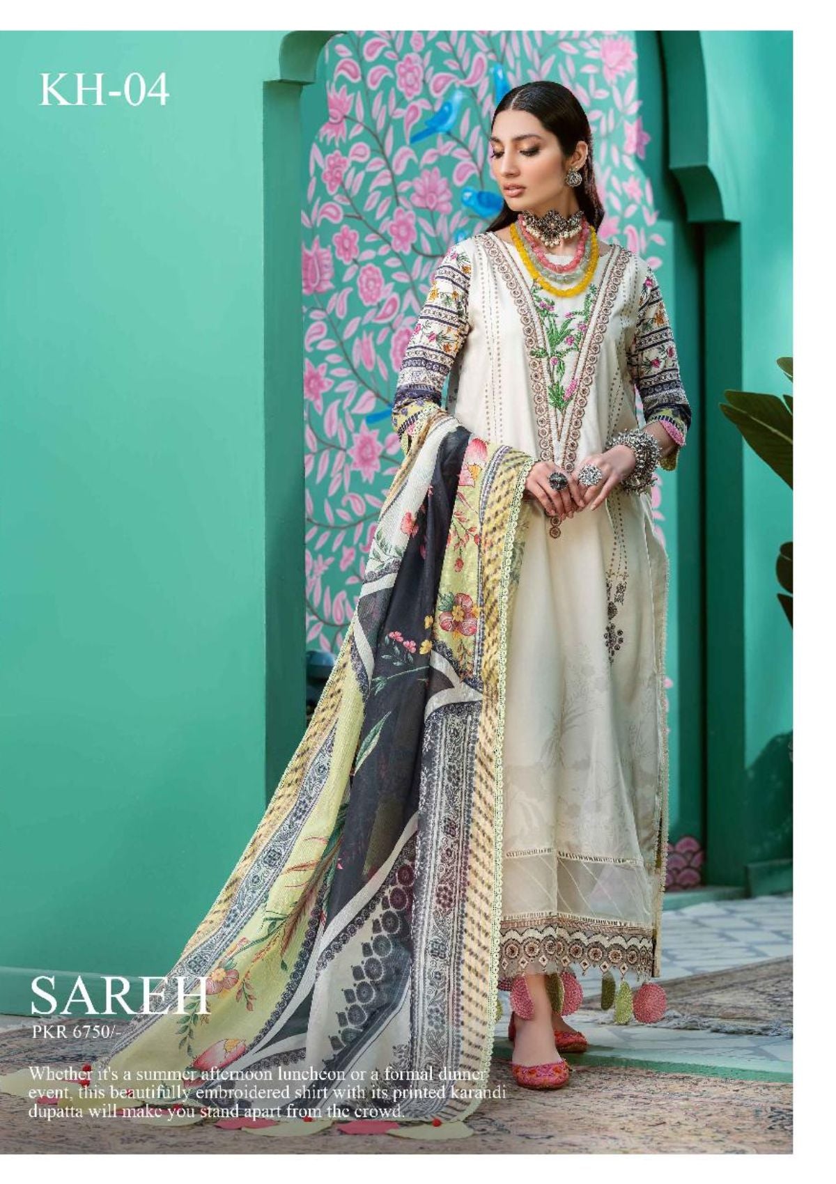Summer Dress - Kinaar - Khawab - SAREH - KH#04