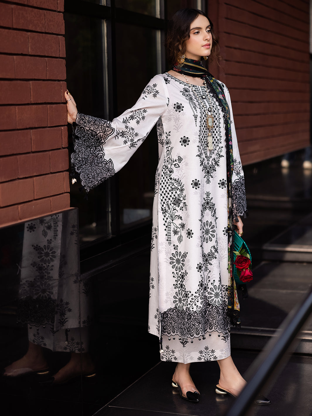 Mahnur | After Hours Luxury Lawn 25 | Sundaze Soiree - Official Mahnur stockist in UK - Sakeena London