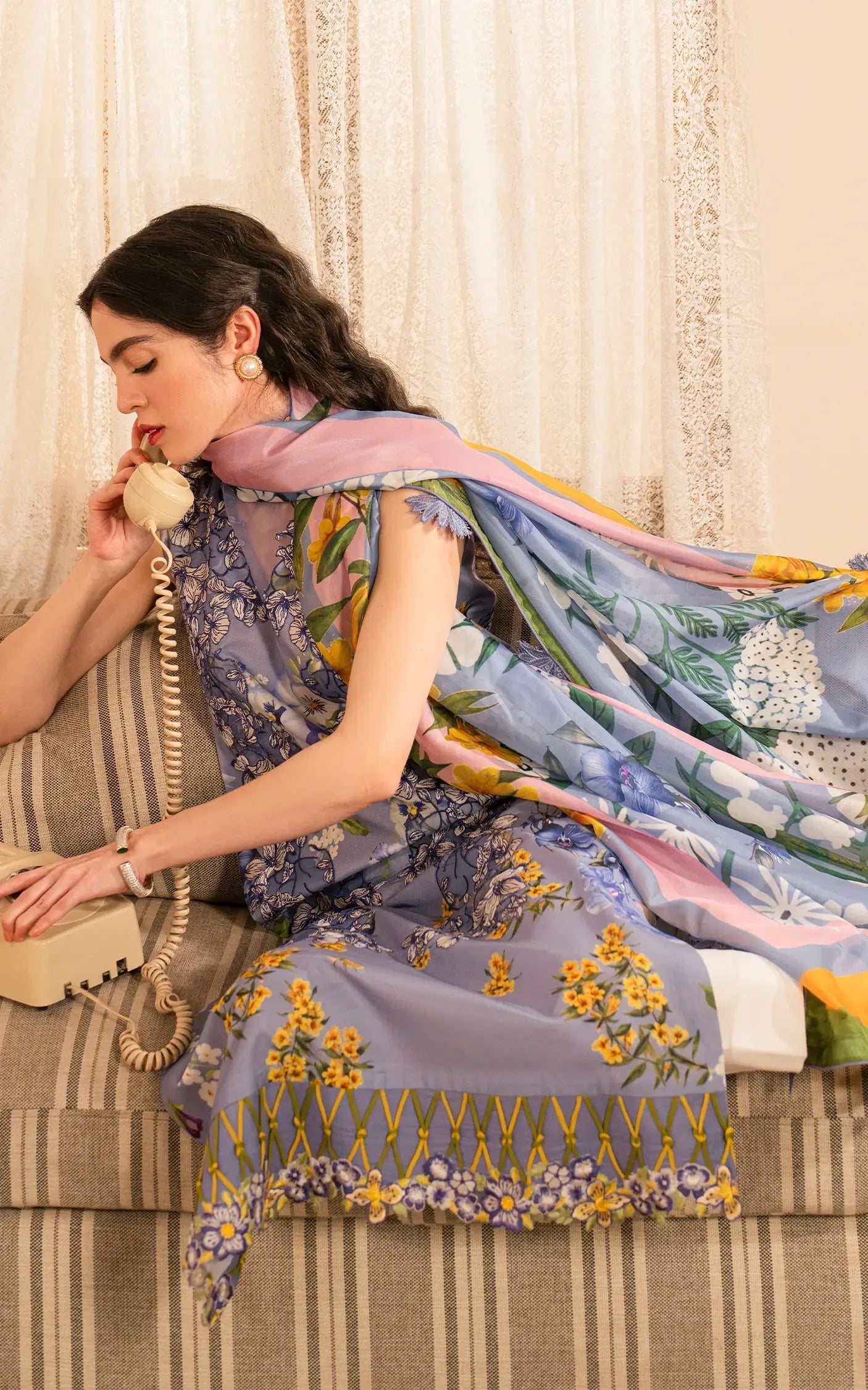 Asifa and Nabeel | Meraki Vintage 25 | Sunehri (MVL25-02) - Official Asifa and Nabeel stockist in UK - Sakeena London