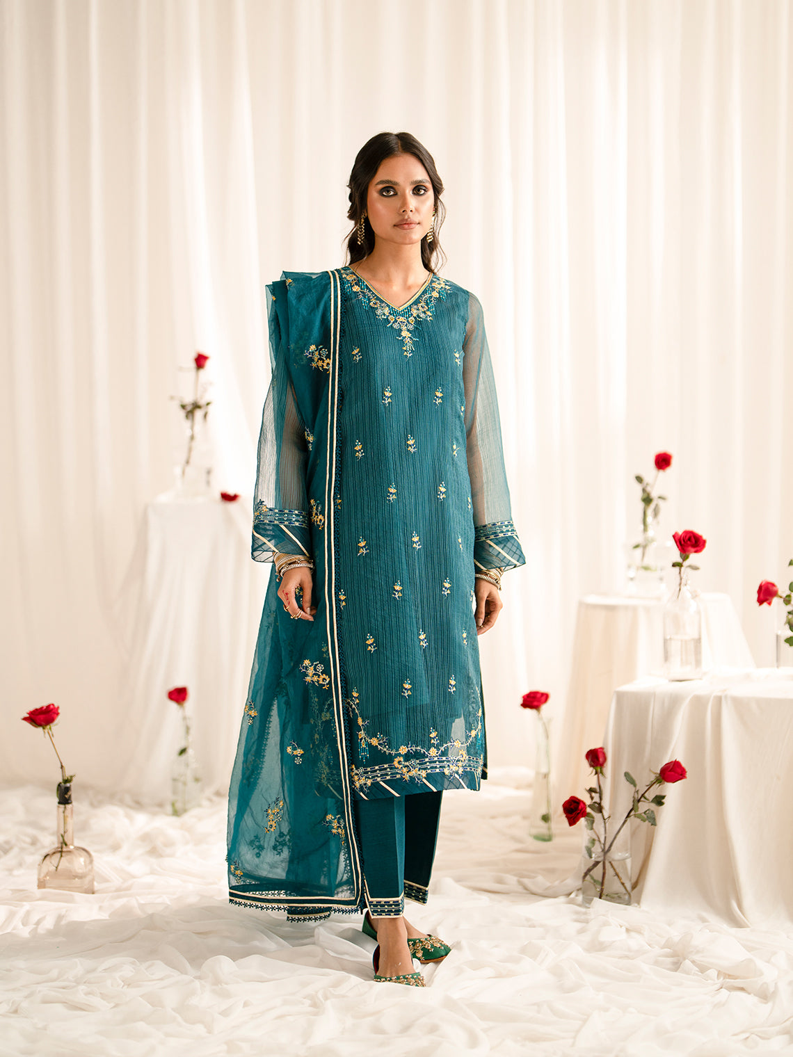 Fozia Khalid | Eid Edit 24 | Ayla - Official Fozia Khalid stockist in UK - Sakeena London
