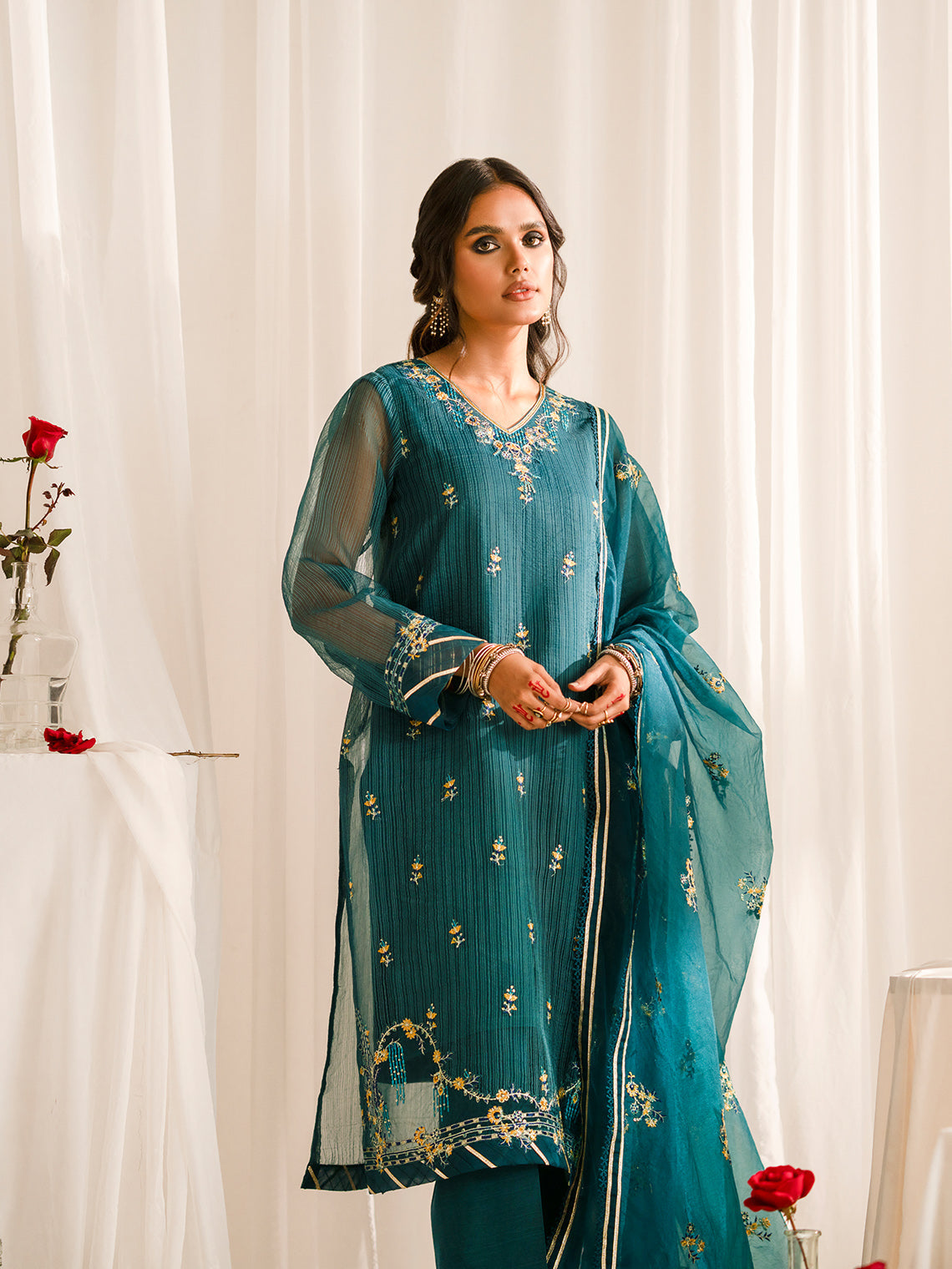 Fozia Khalid | Eid Edit 24 | Ayla - Official Fozia Khalid stockist in UK - Sakeena London