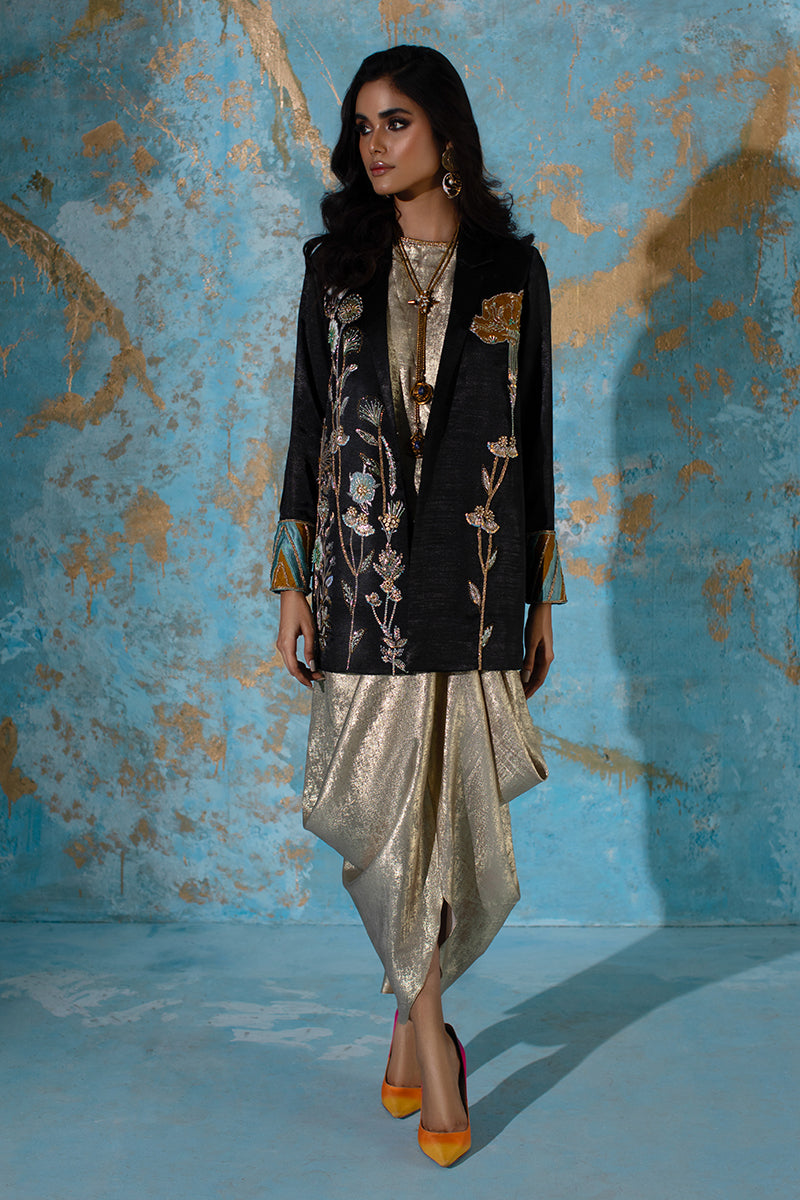 Wardha Saleem | Luxury Pret Fusion Wear | NOVA LUX - JACKET - Official Wardha Saleem stockist in UK - Sakeena London