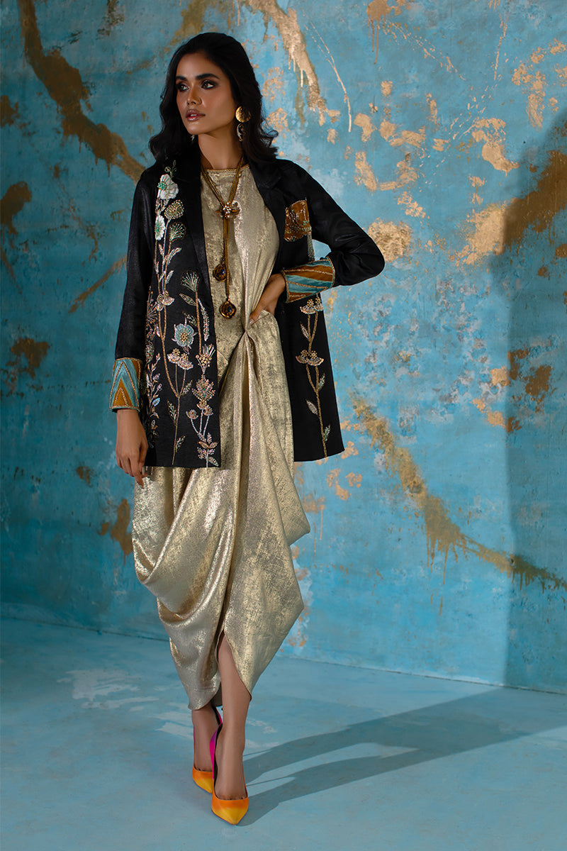 Wardha Saleem | Luxury Pret Fusion Wear | NOVA LUX - JACKET - Official Wardha Saleem stockist in UK - Sakeena London