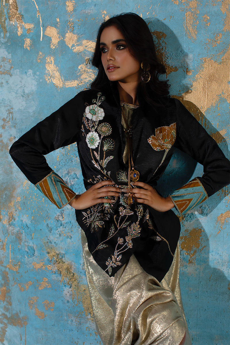 Wardha Saleem | Luxury Pret Fusion Wear | NOVA LUX - JACKET - Official Wardha Saleem stockist in UK - Sakeena London