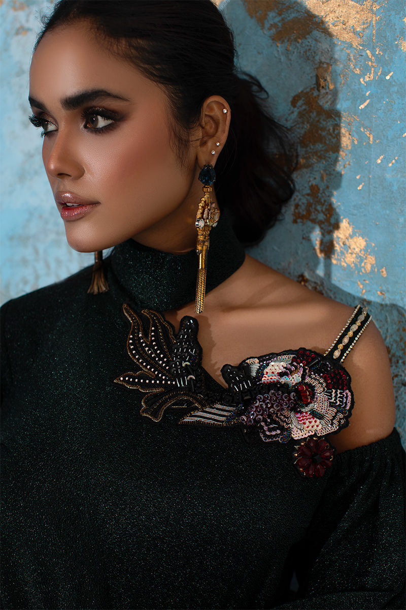 Wardha Saleem | Luxury Pret Fusion Wear | IVY - FORMAL DRAPE - Official Wardha Saleem stockist in UK - Sakeena London