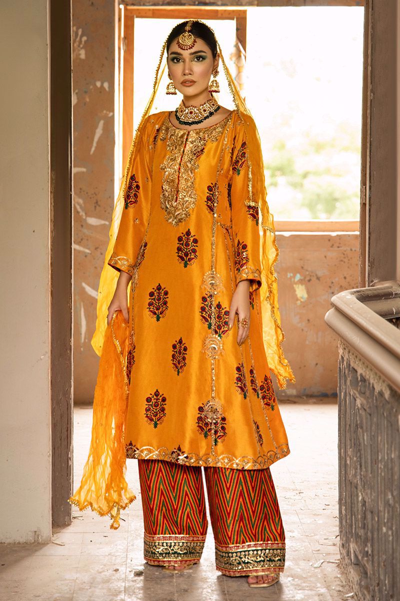 The Pink Tree Company | Wedding Wear | SAFFRON SYMPHONY - Official The Pink Tree Company stockist in UK - Sakeena London
