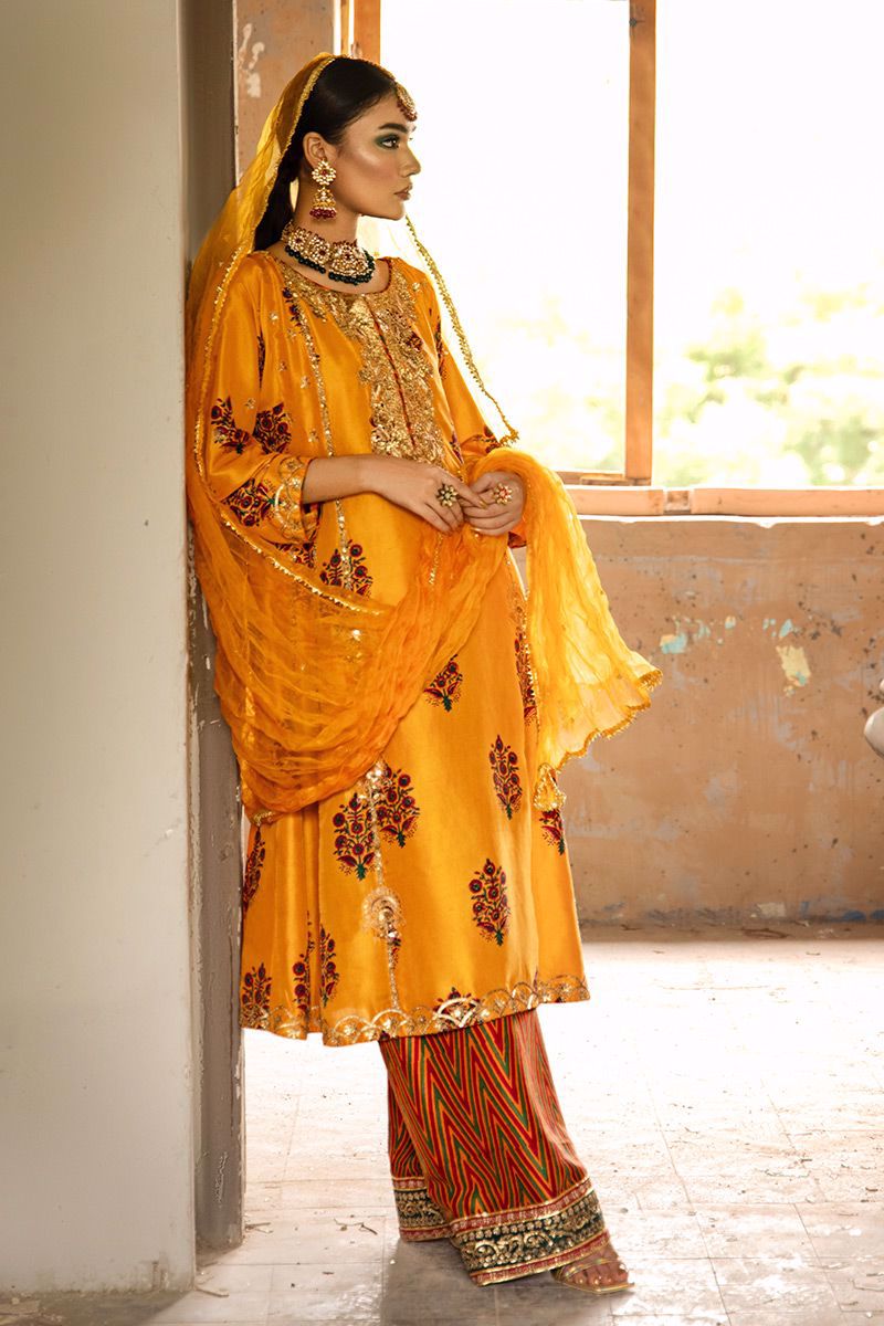 The Pink Tree Company | Wedding Wear | SAFFRON SYMPHONY - Official The Pink Tree Company stockist in UK - Sakeena London