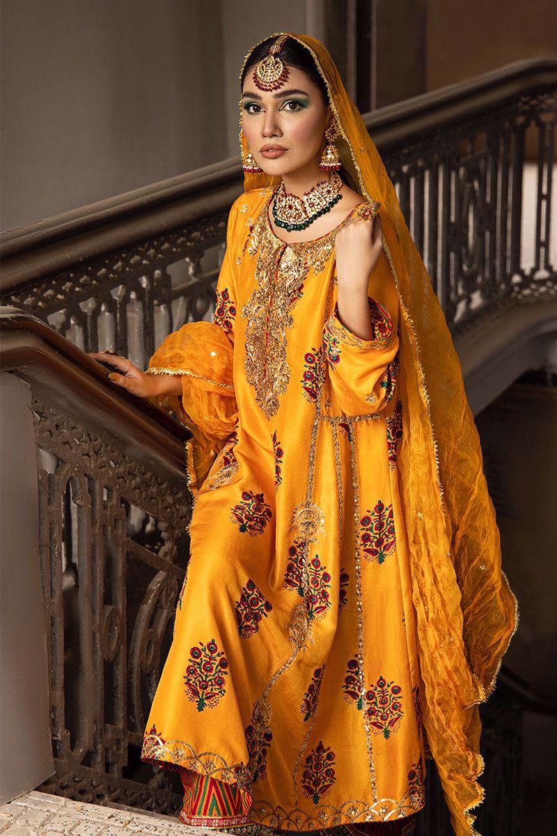 The Pink Tree Company | Wedding Wear | SAFFRON SYMPHONY - Official The Pink Tree Company stockist in UK - Sakeena London