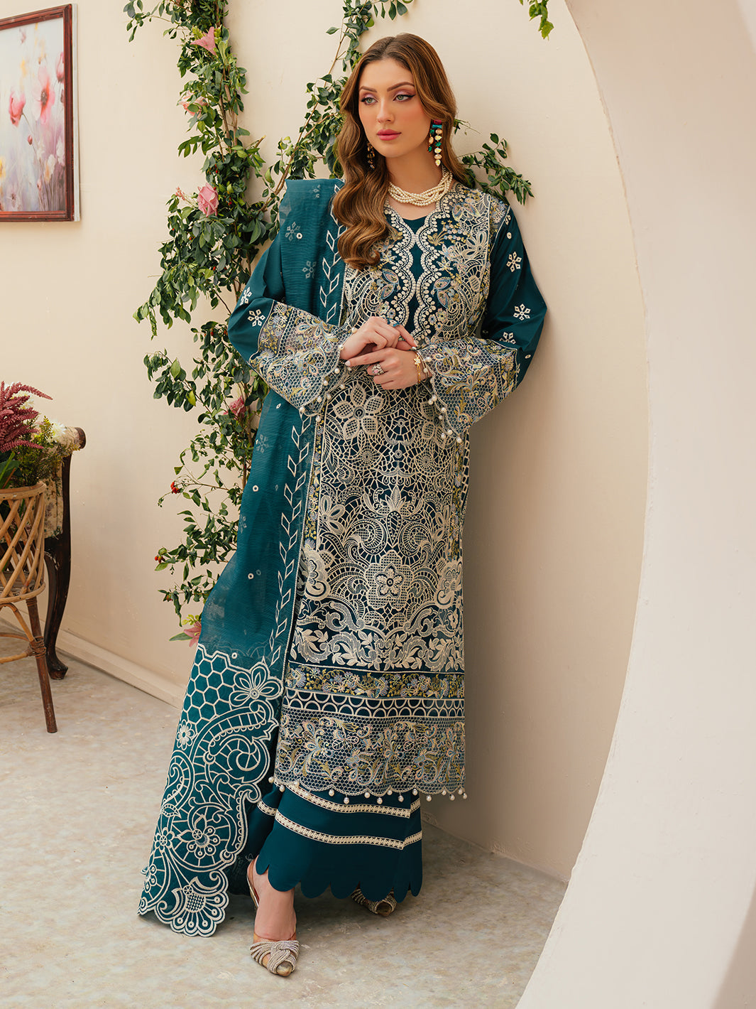 Mahnur | Allenura Luxury Lawn 24 | TUSCANY - Official Mahnur stockist in UK - Sakeena London