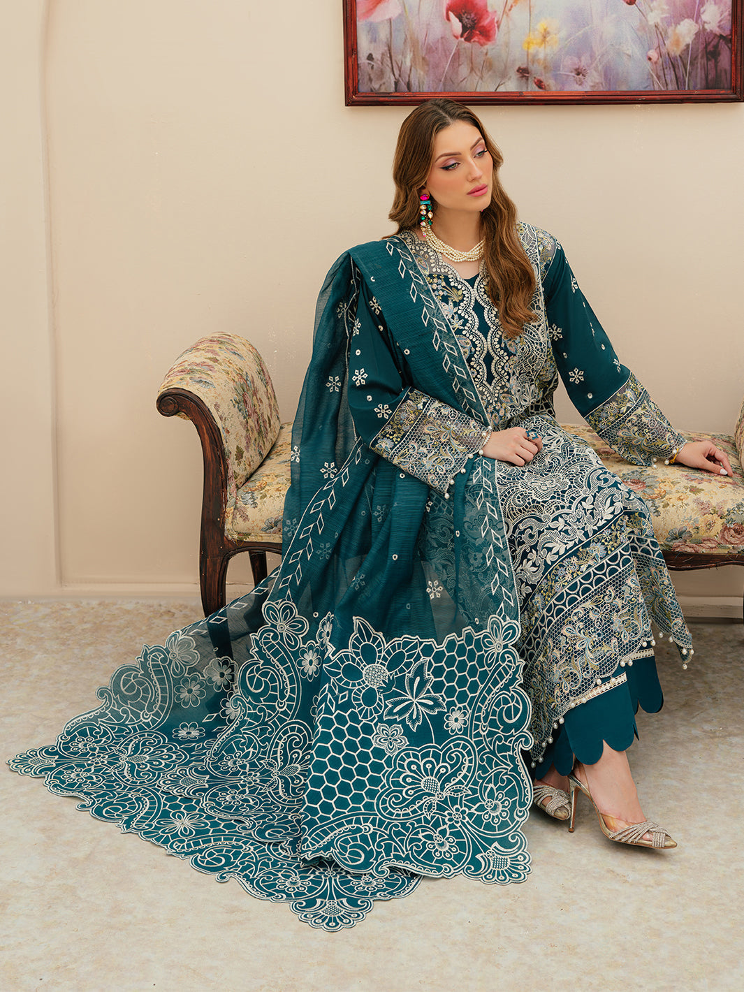 Mahnur | Allenura Luxury Lawn 24 | TUSCANY - Official Mahnur stockist in UK - Sakeena London