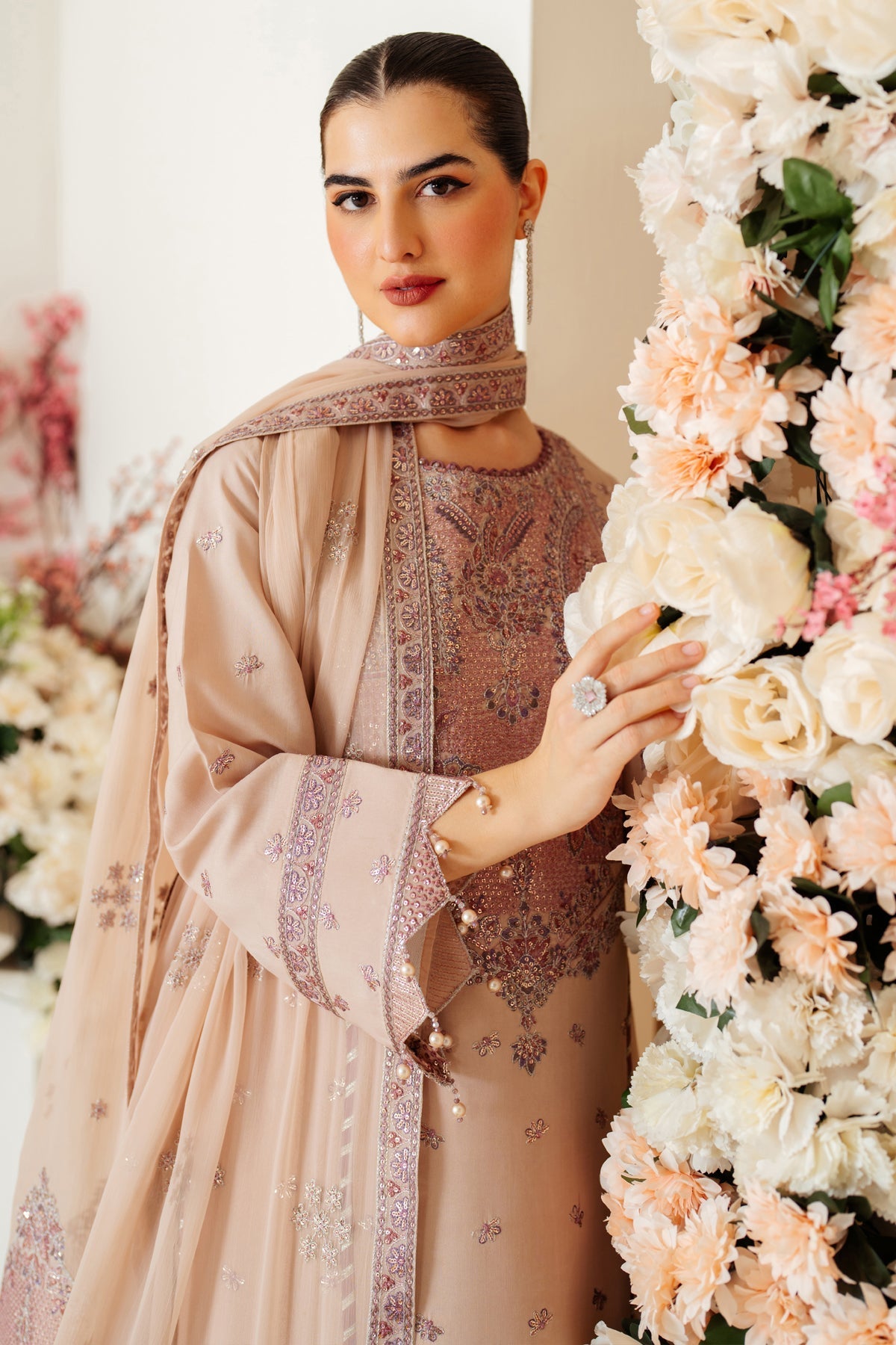Alizeh | Luxury Raw Silk | AF-RS-08-TAFFY - Official Alizeh stockist in UK - Sakeena London