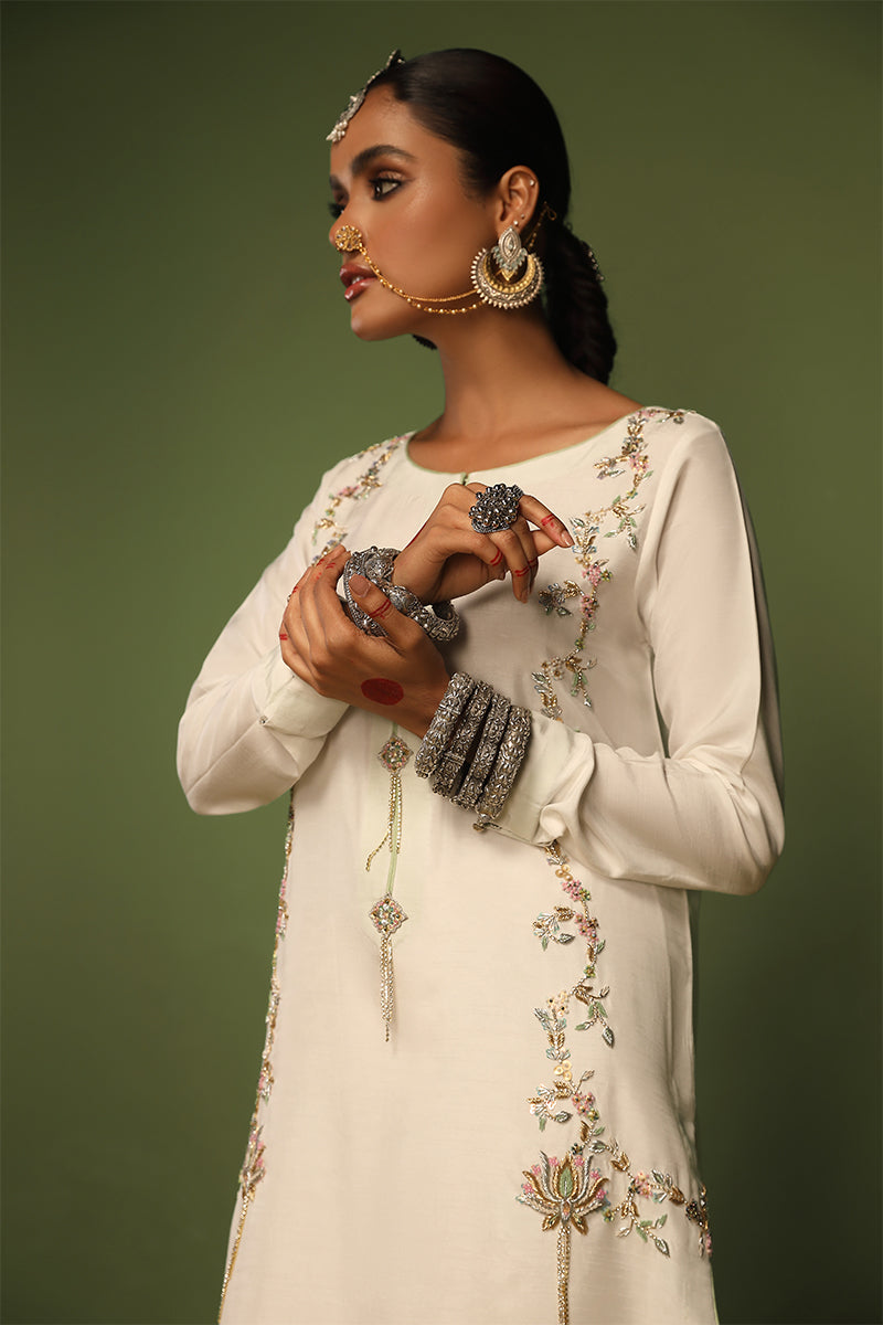 Wardha Saleem | Luxury Pret Traditional Wear | KANWAL - SHIRT WITH PANTS (2 PC) - Official Wardha Saleem stockist in UK - Sakeena London
