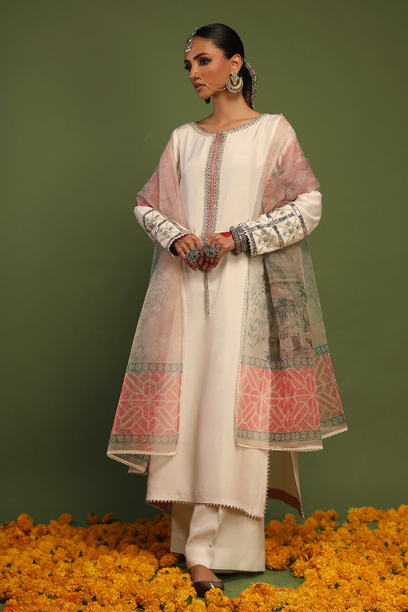 Wardha Saleem | Luxury Pret Traditional Wear | AKS - SHIRT WITH PANTS (2 PC) - Official Wardha Saleem stockist in UK - Sakeena London
