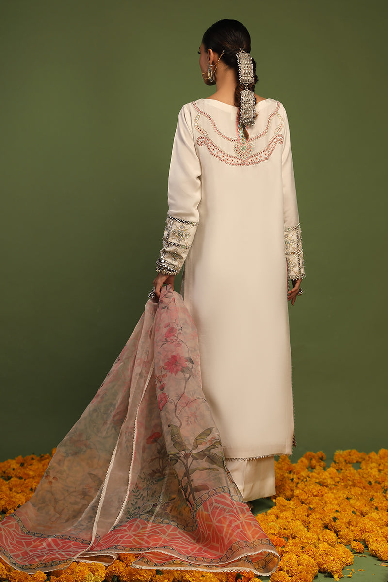 Wardha Saleem | Luxury Pret Traditional Wear | AKS - SHIRT WITH PANTS (2 PC) - Official Wardha Saleem stockist in UK - Sakeena London