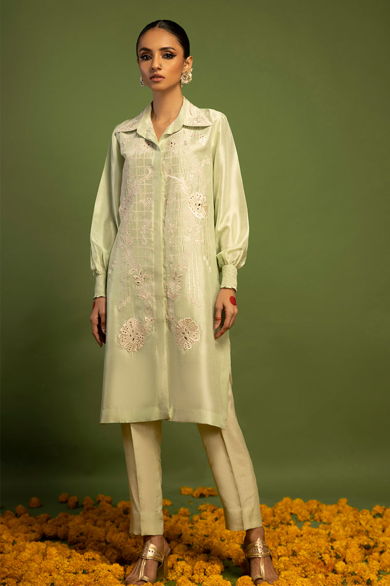 Wardha Saleem | Luxury Pret Traditional Wear | QALB - PURE SILK (2 PC) - Official Wardha Saleem stockist in UK - Sakeena London