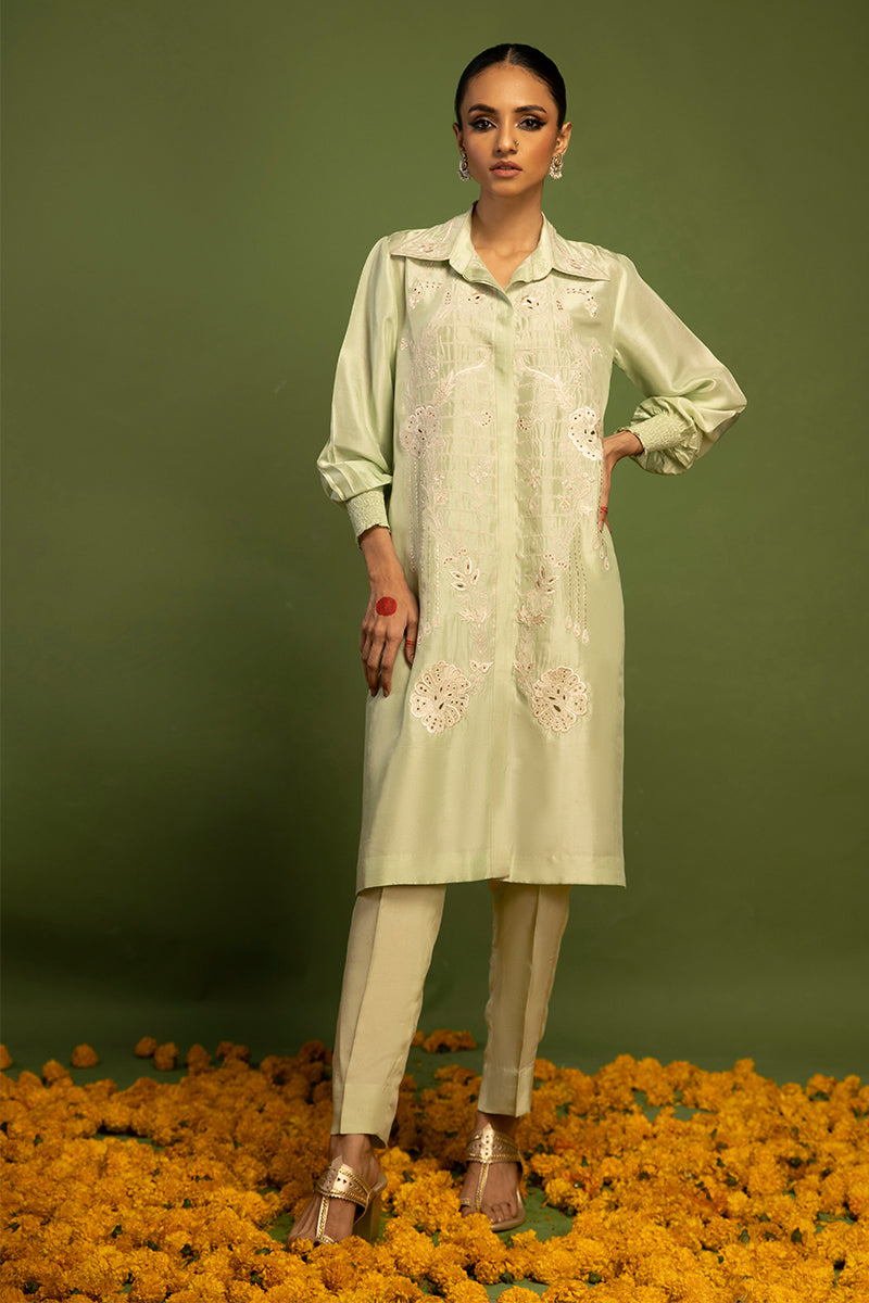 Wardha Saleem | Luxury Pret Traditional Wear | QALB - PURE SILK (2 PC) - Official Wardha Saleem stockist in UK - Sakeena London