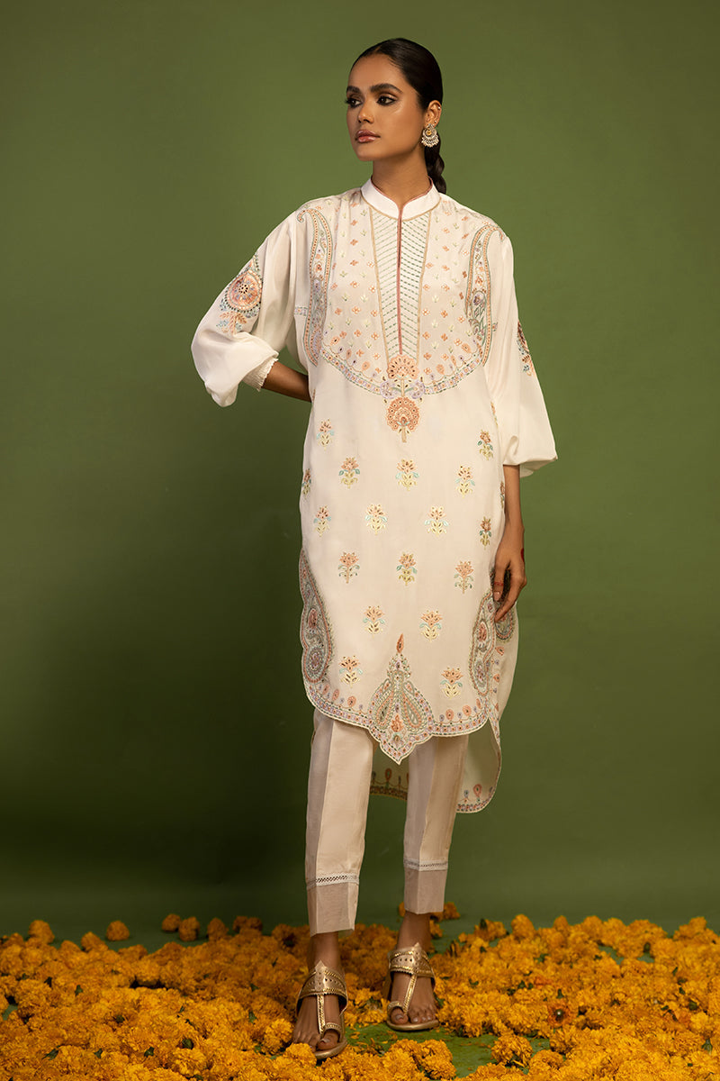 Wardha Saleem | Luxury Pret Traditional Wear | AKS-PURE SILK (2 PC) - Official Wardha Saleem stockist in UK - Sakeena London