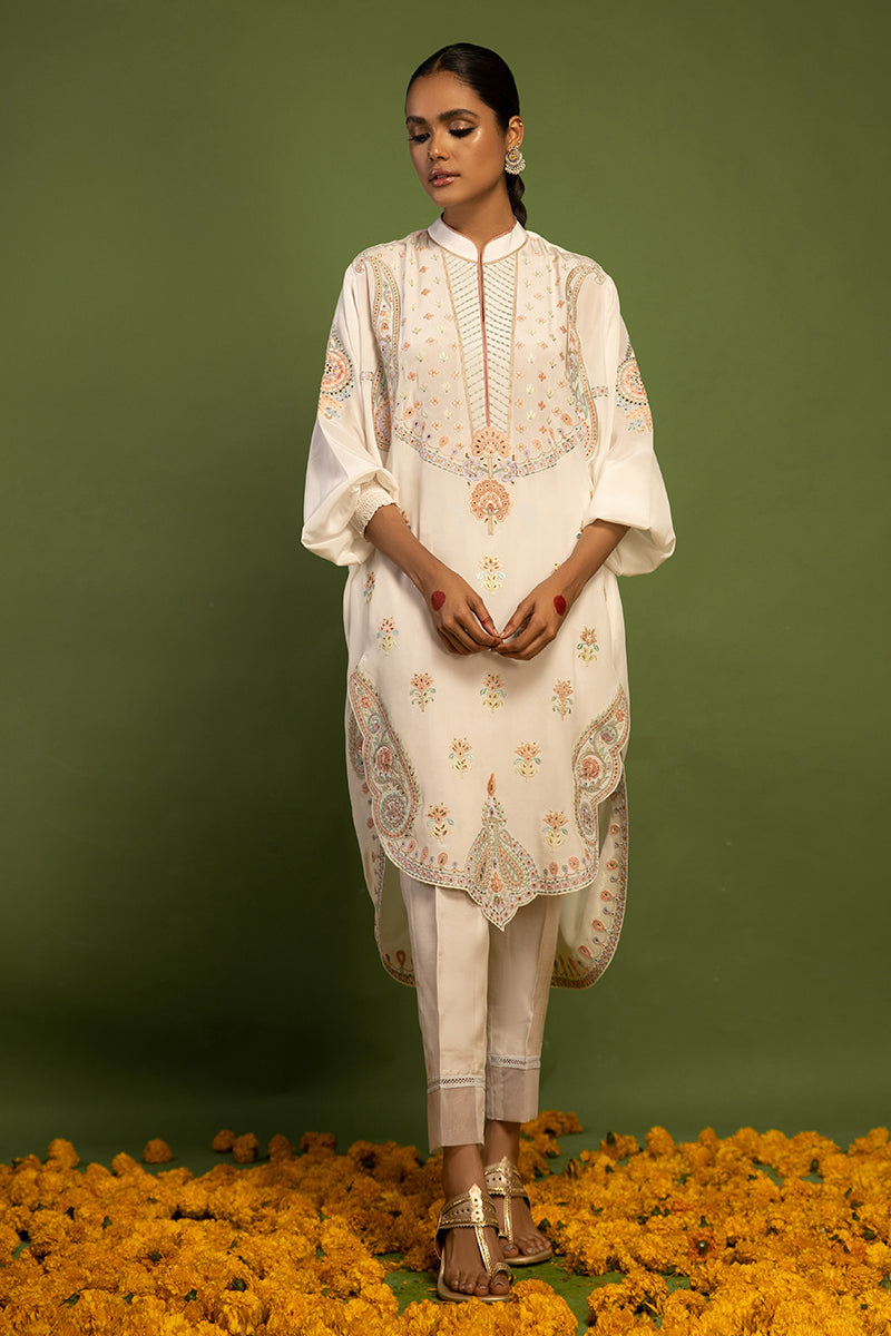 Wardha Saleem | Luxury Pret Traditional Wear | AKS-PURE SILK (2 PC) - Official Wardha Saleem stockist in UK - Sakeena London