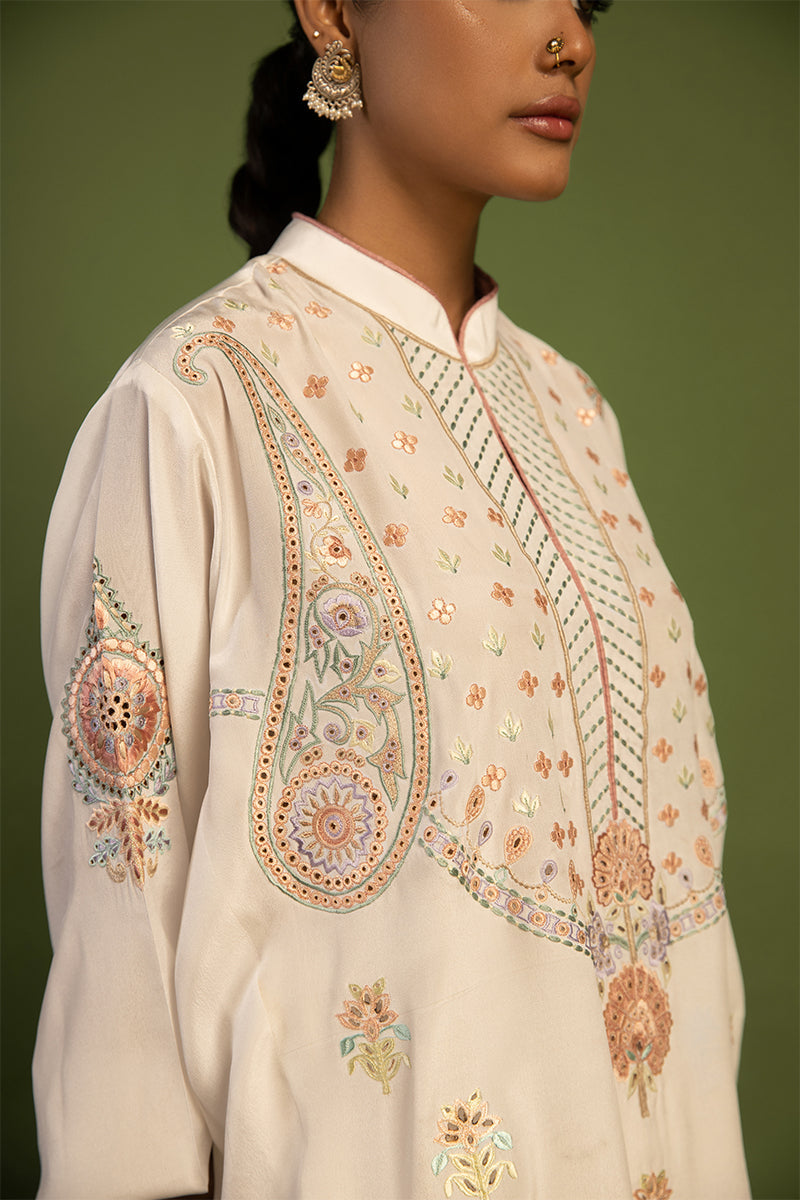 Wardha Saleem | Luxury Pret Traditional Wear | AKS-PURE SILK (2 PC) - Official Wardha Saleem stockist in UK - Sakeena London