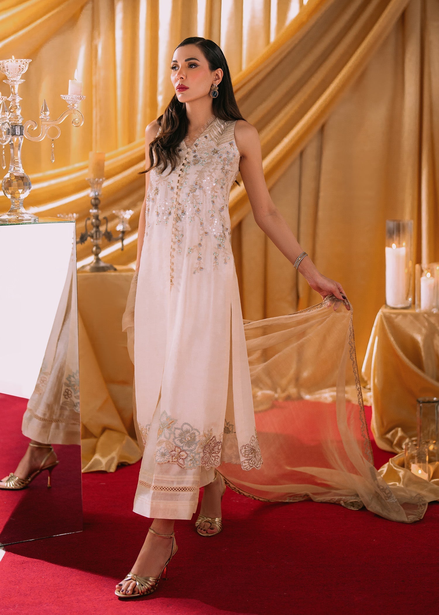 Umsha | Makhmal Winter Faves 24 | Baby'S Breath - Official Umsha stockist in UK - Sakeena London