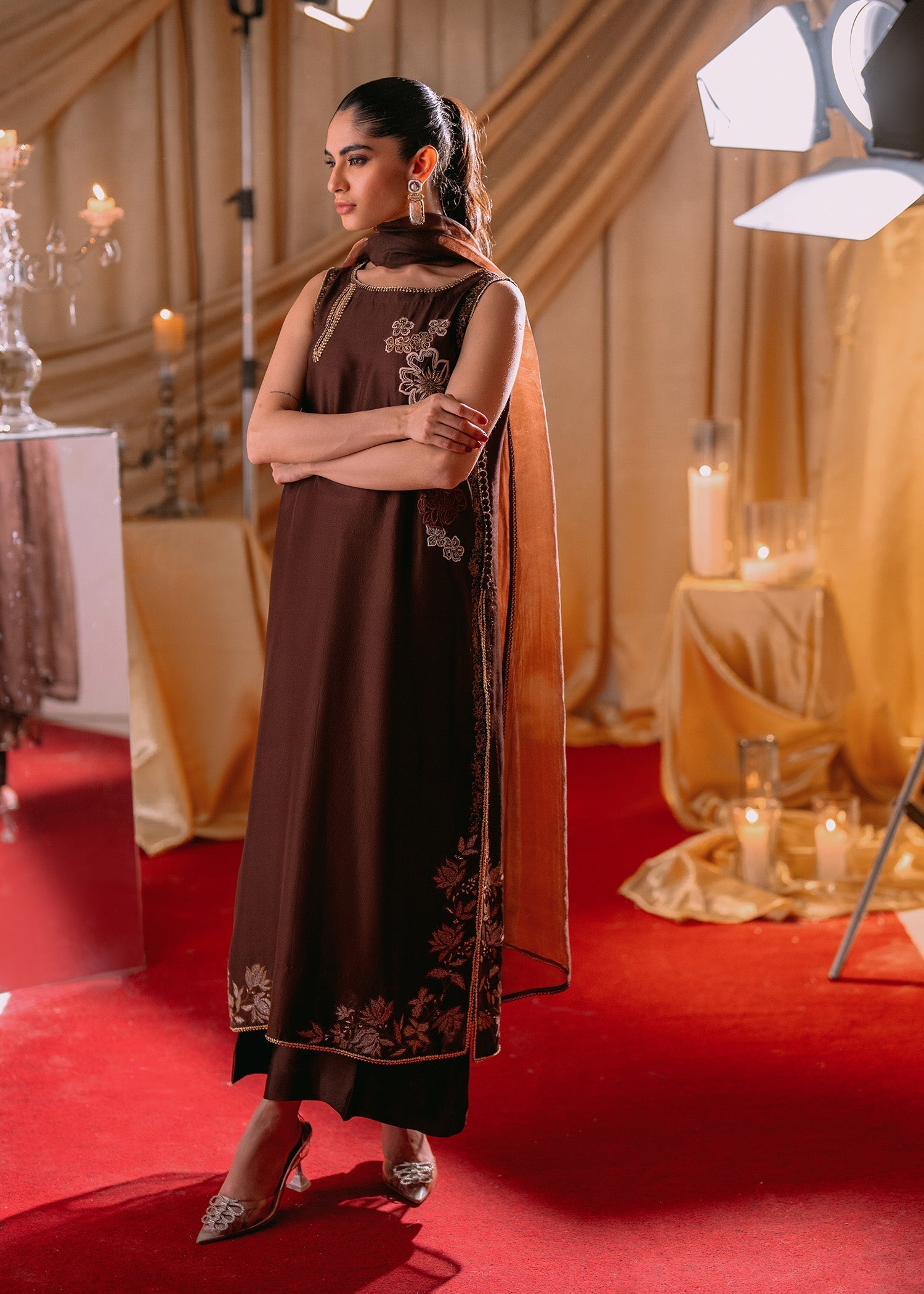 Umsha | Makhmal Winter Faves 24 | Brunette - Official Umsha stockist in UK - Sakeena London
