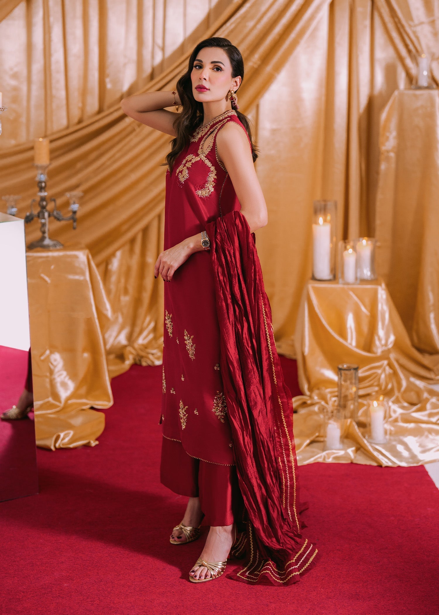 Umsha | Makhmal Winter Faves 24 | Lipstick Red - Official Umsha stockist in UK - Sakeena London
