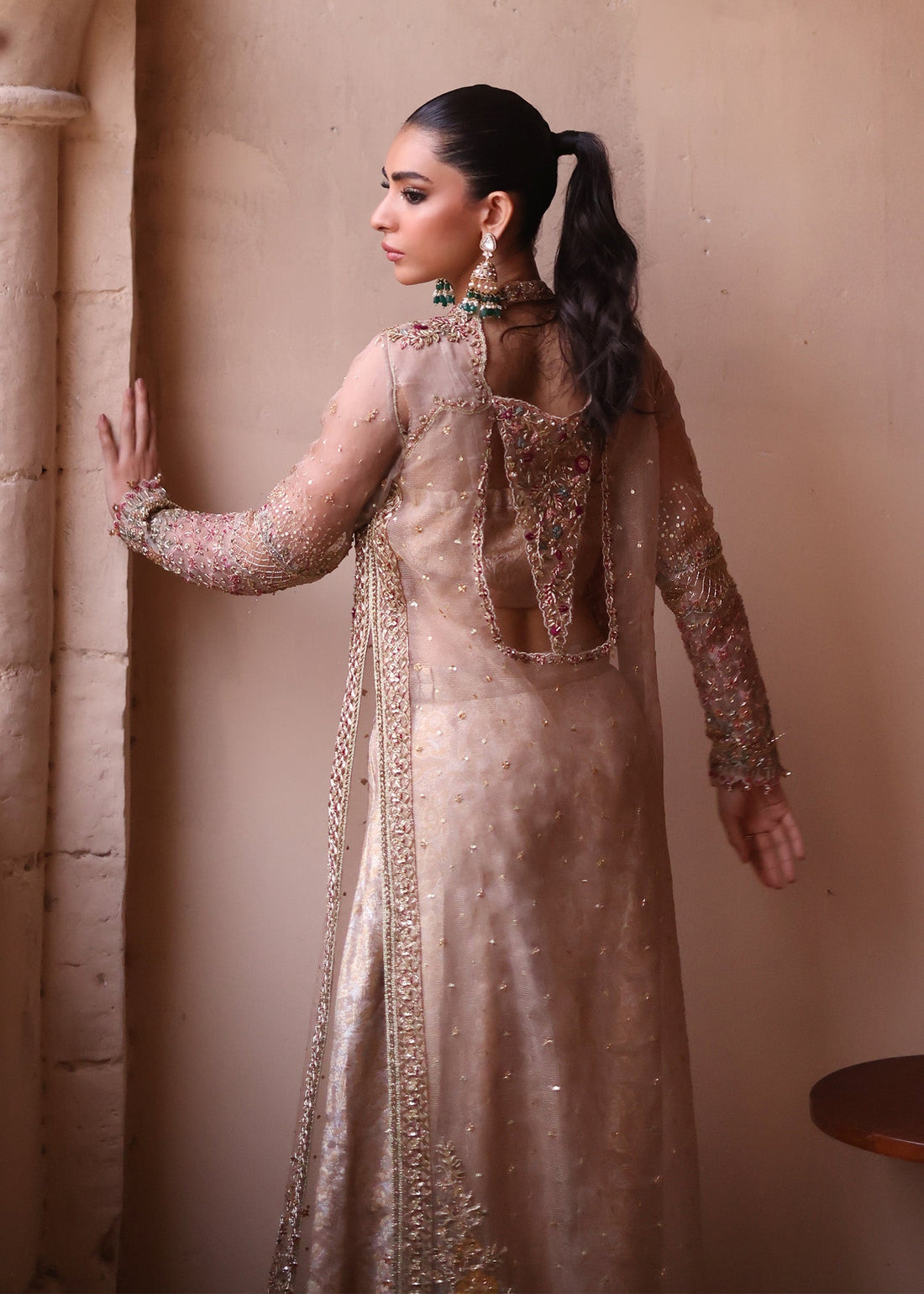 Umsha | Mehfil-e-Rang | Creamy Cashmere - Official Umsha stockist in UK - Sakeena London