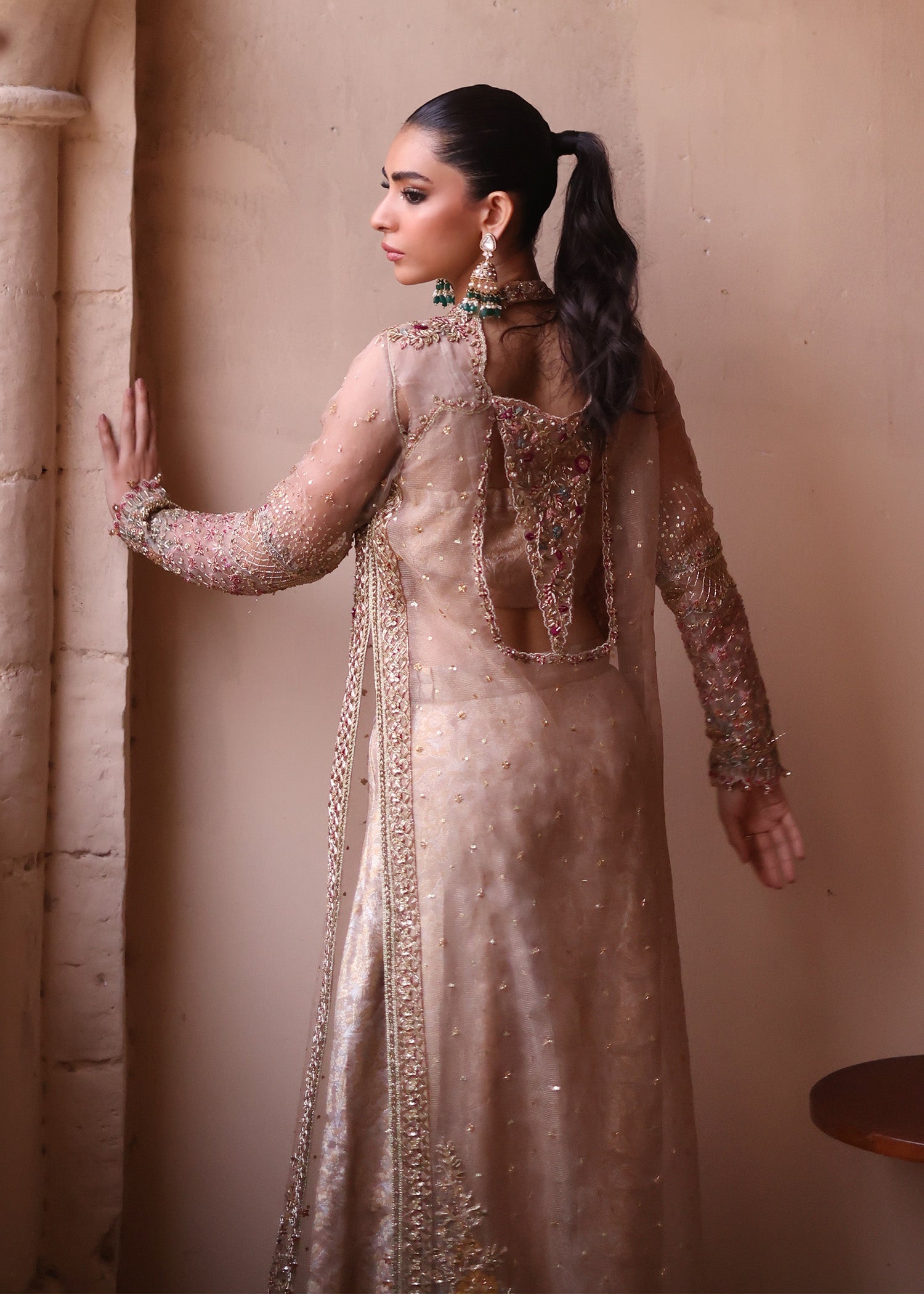 Umsha | Mehfil-e-Rang | Creamy Cashmere - Official Umsha stockist in UK - Sakeena London
