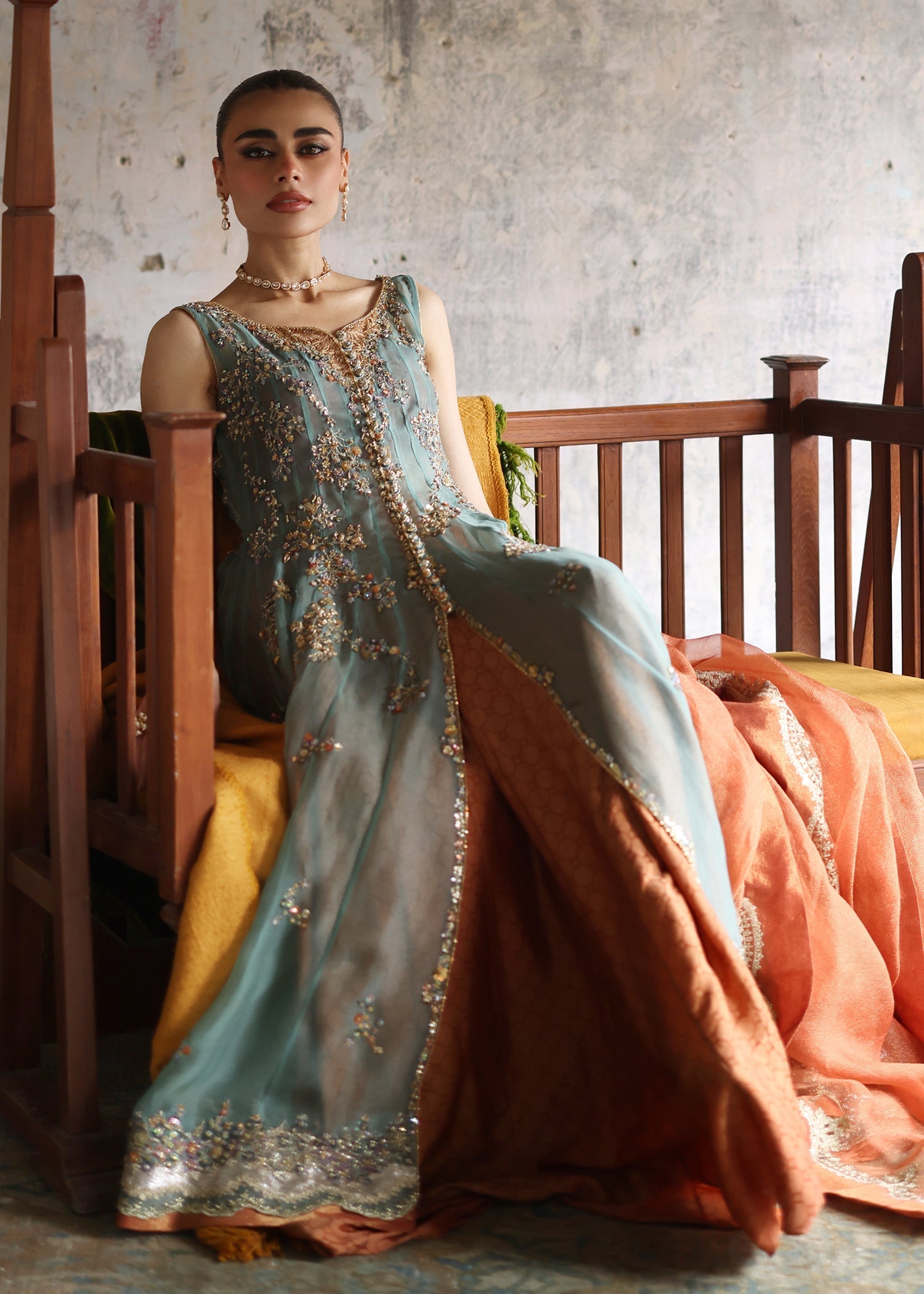 Umsha | Mehfil-e-Rang | Rosy Glow - Official Umsha stockist in UK - Sakeena London