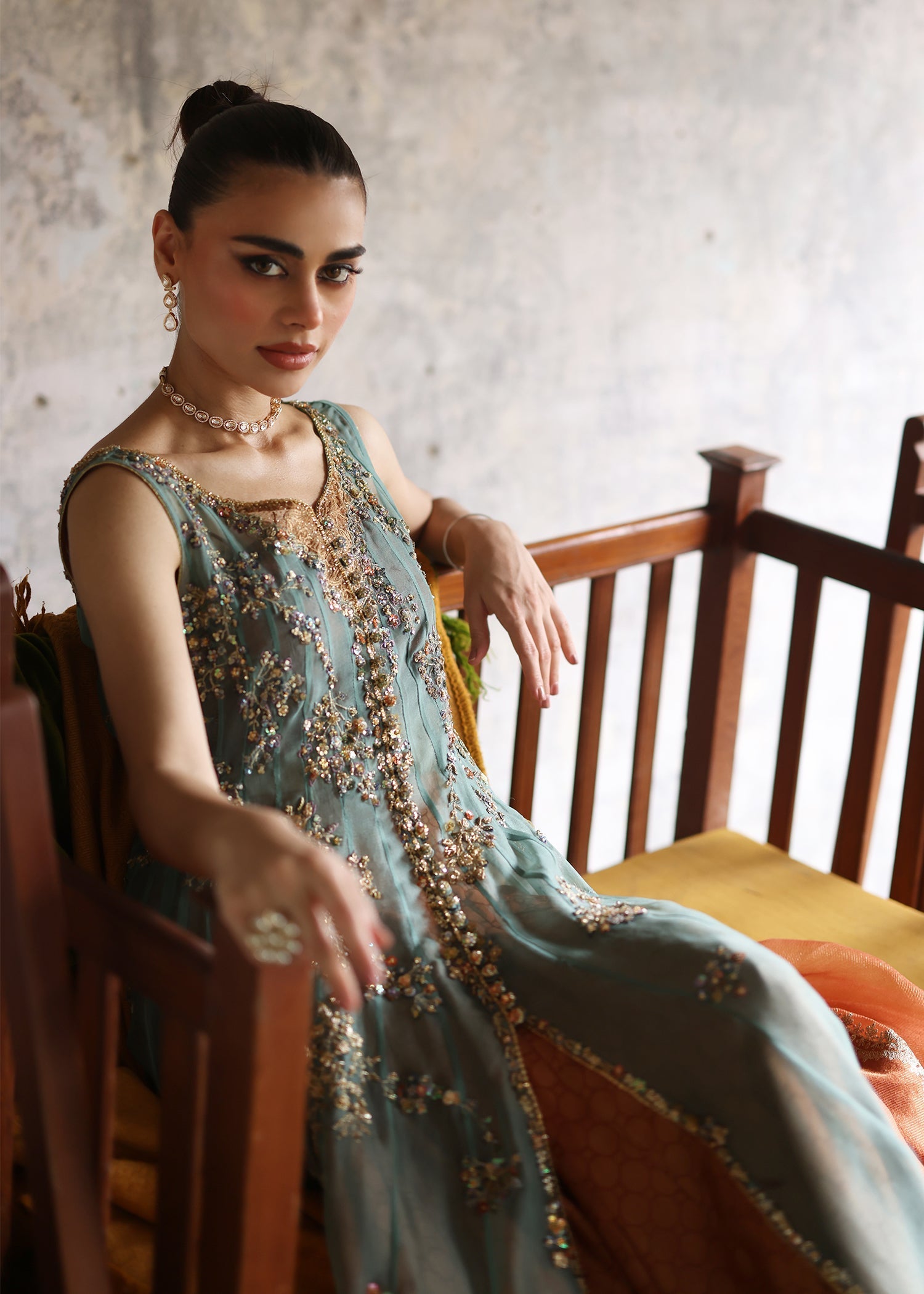 Umsha | Mehfil-e-Rang | Rosy Glow - Official Umsha stockist in UK - Sakeena London