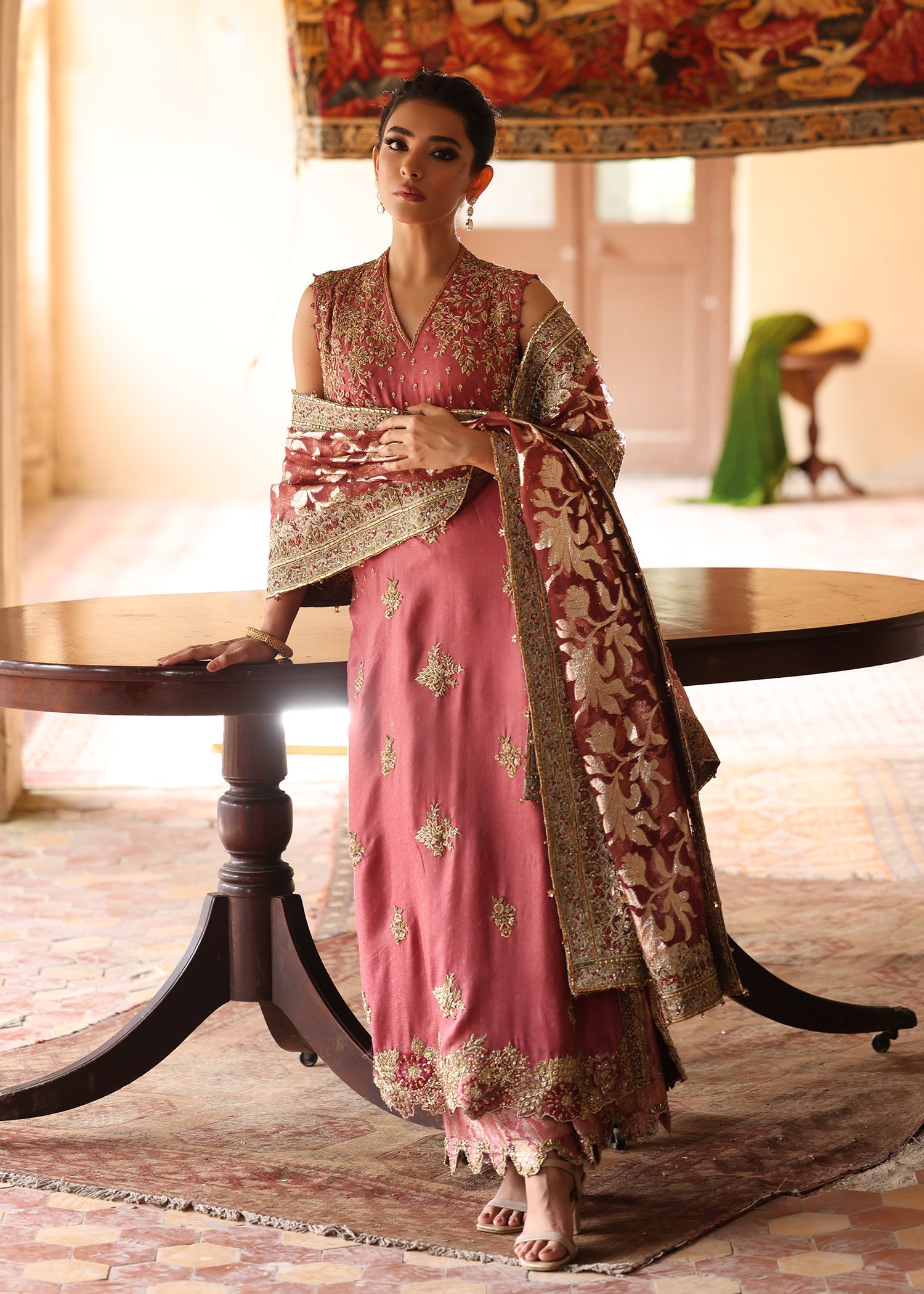 Umsha | Mehfil-e-Rang | Rose Allure - Official Umsha stockist in UK - Sakeena London