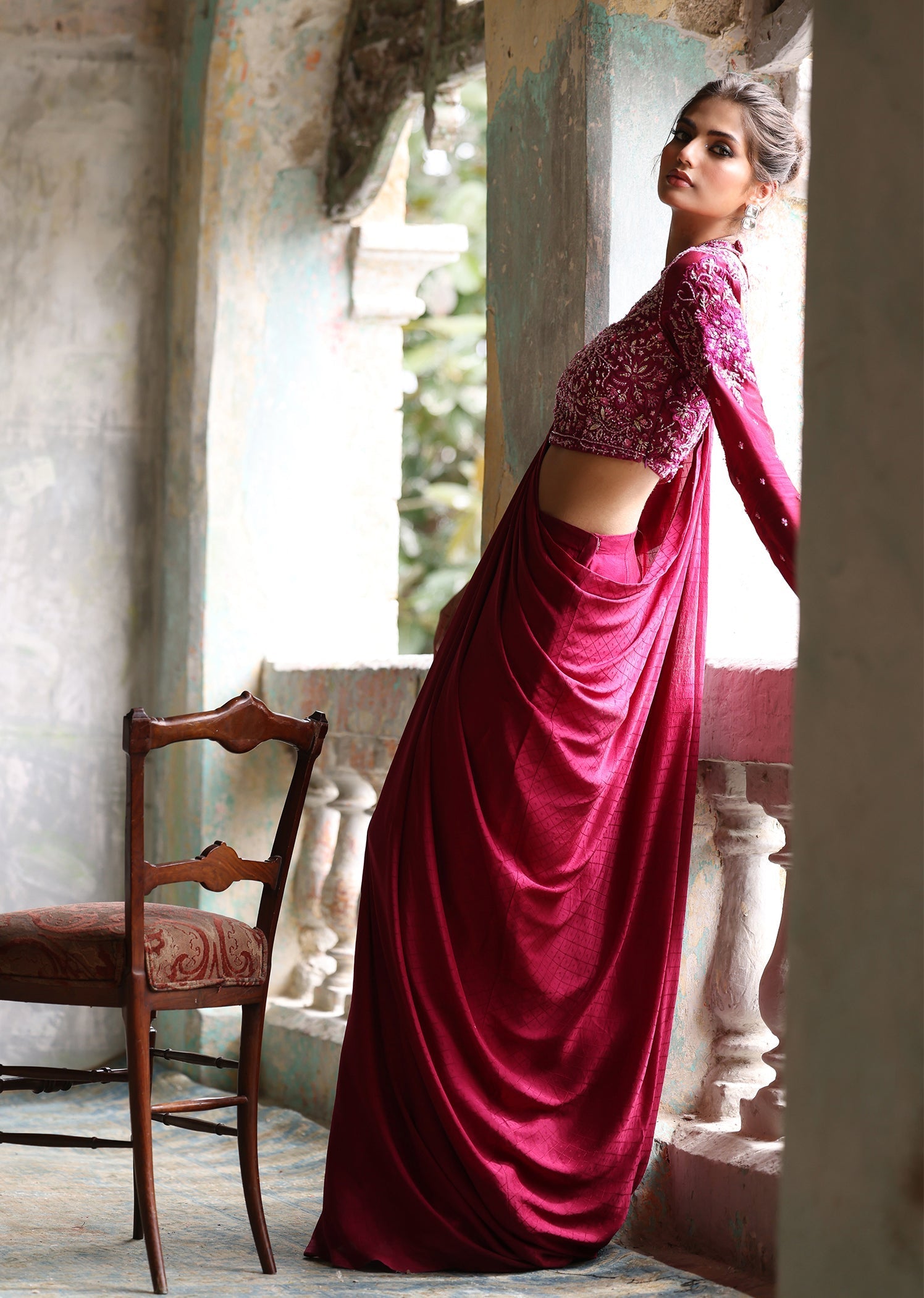 Umsha | Mehfil-e-Rang | Berry Fusion - Official Umsha stockist in UK - Sakeena London