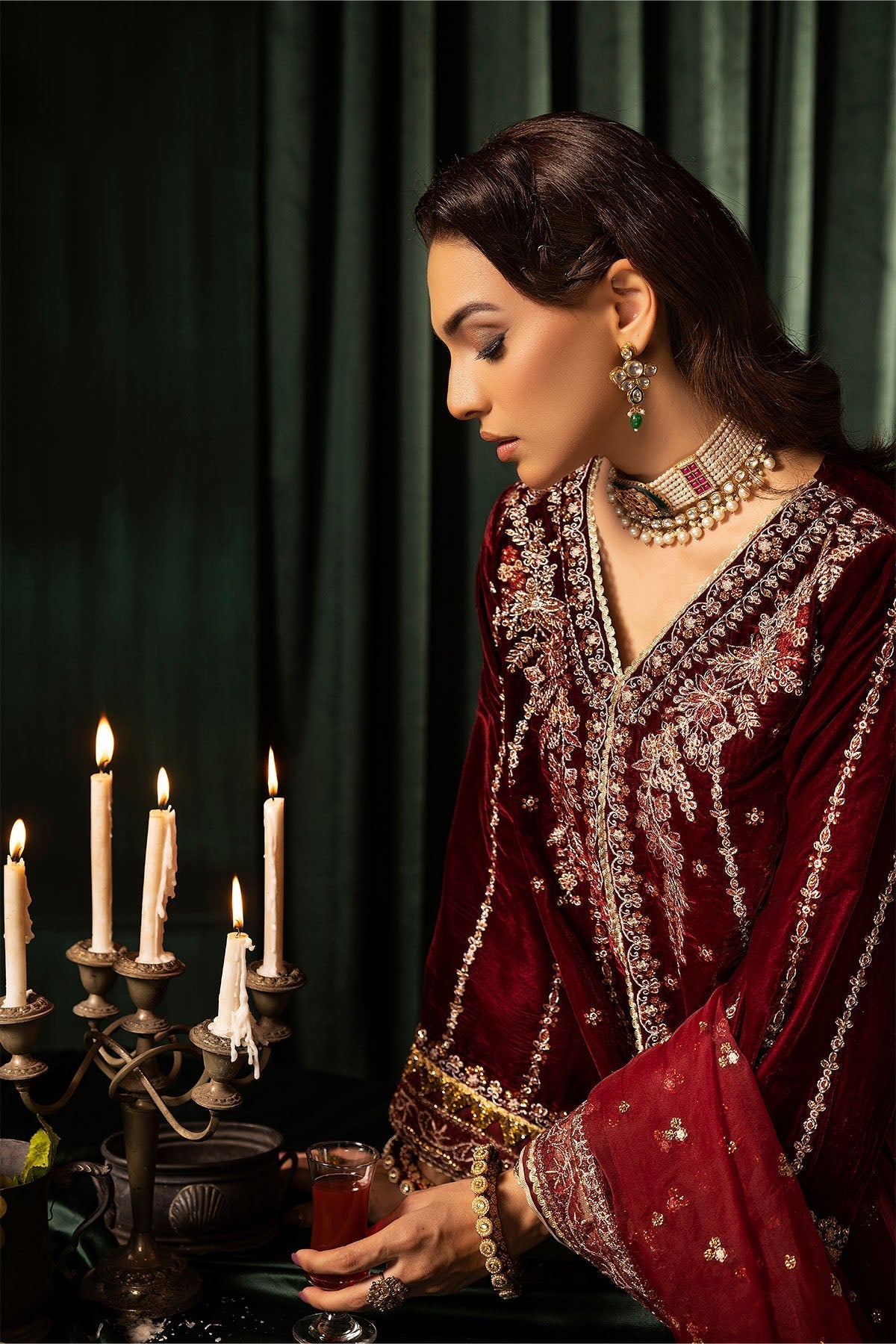 Motifz | Velvet Formals | 5099-SANDAL - Official Motifz stockist in UK - Sakeena London
