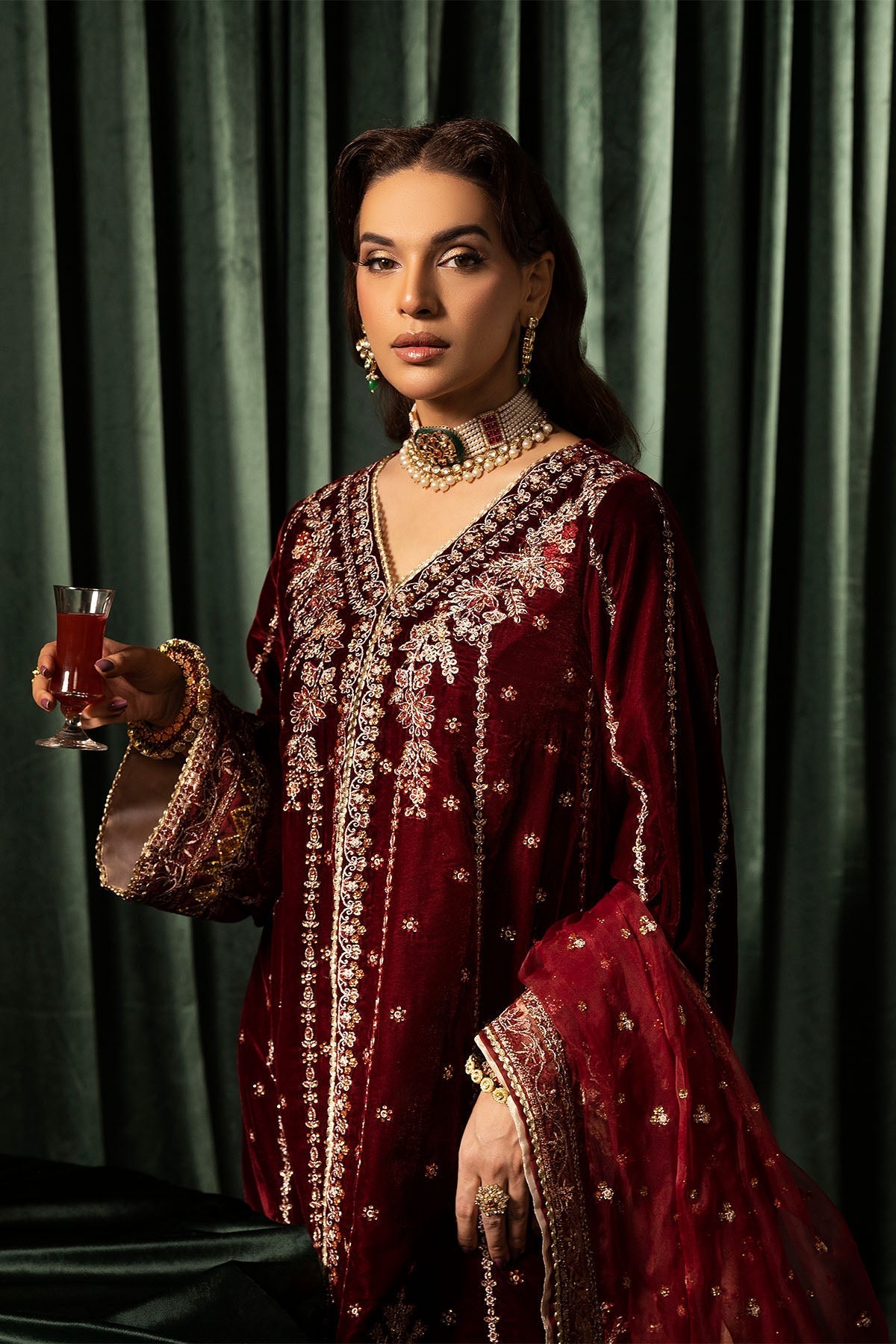 Motifz | Velvet Formals | 5099-SANDAL - Official Motifz stockist in UK - Sakeena London