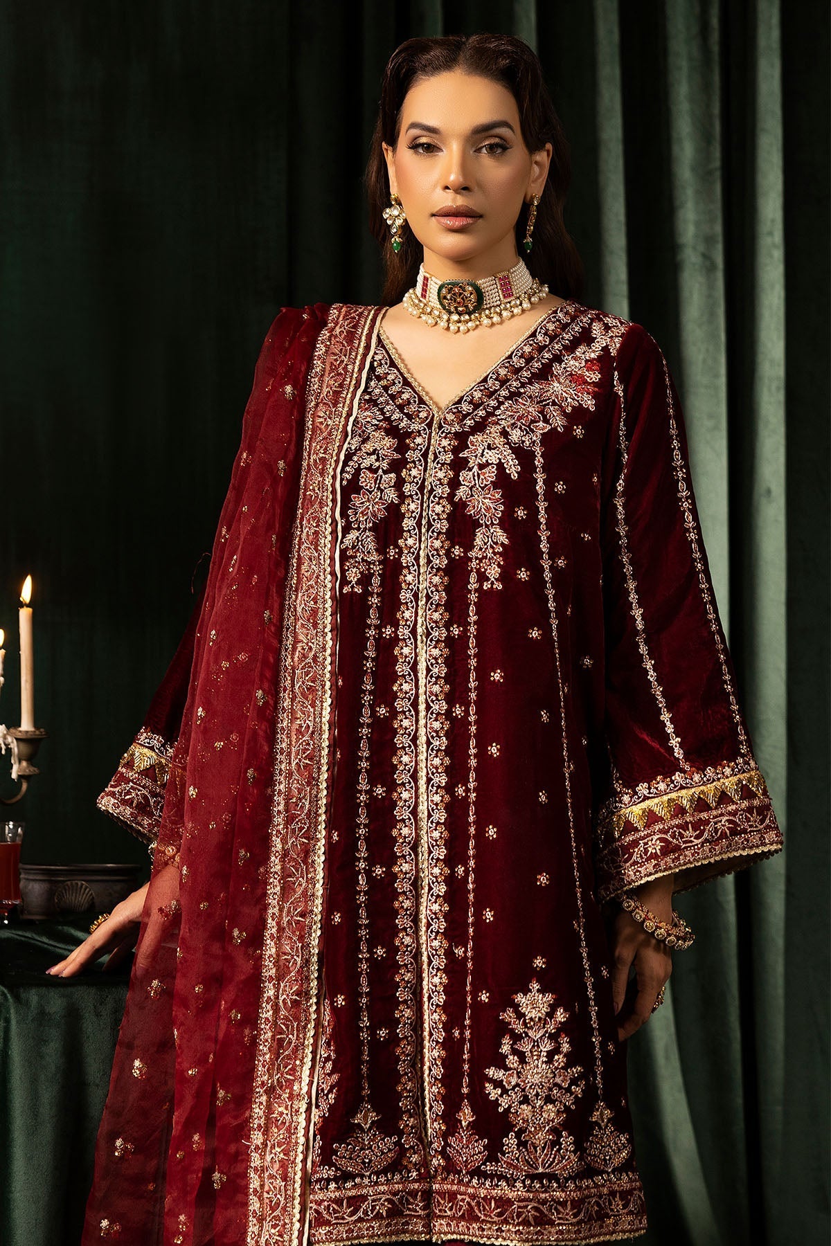 Motifz | Velvet Formals | 5099-SANDAL - Official Motifz stockist in UK - Sakeena London